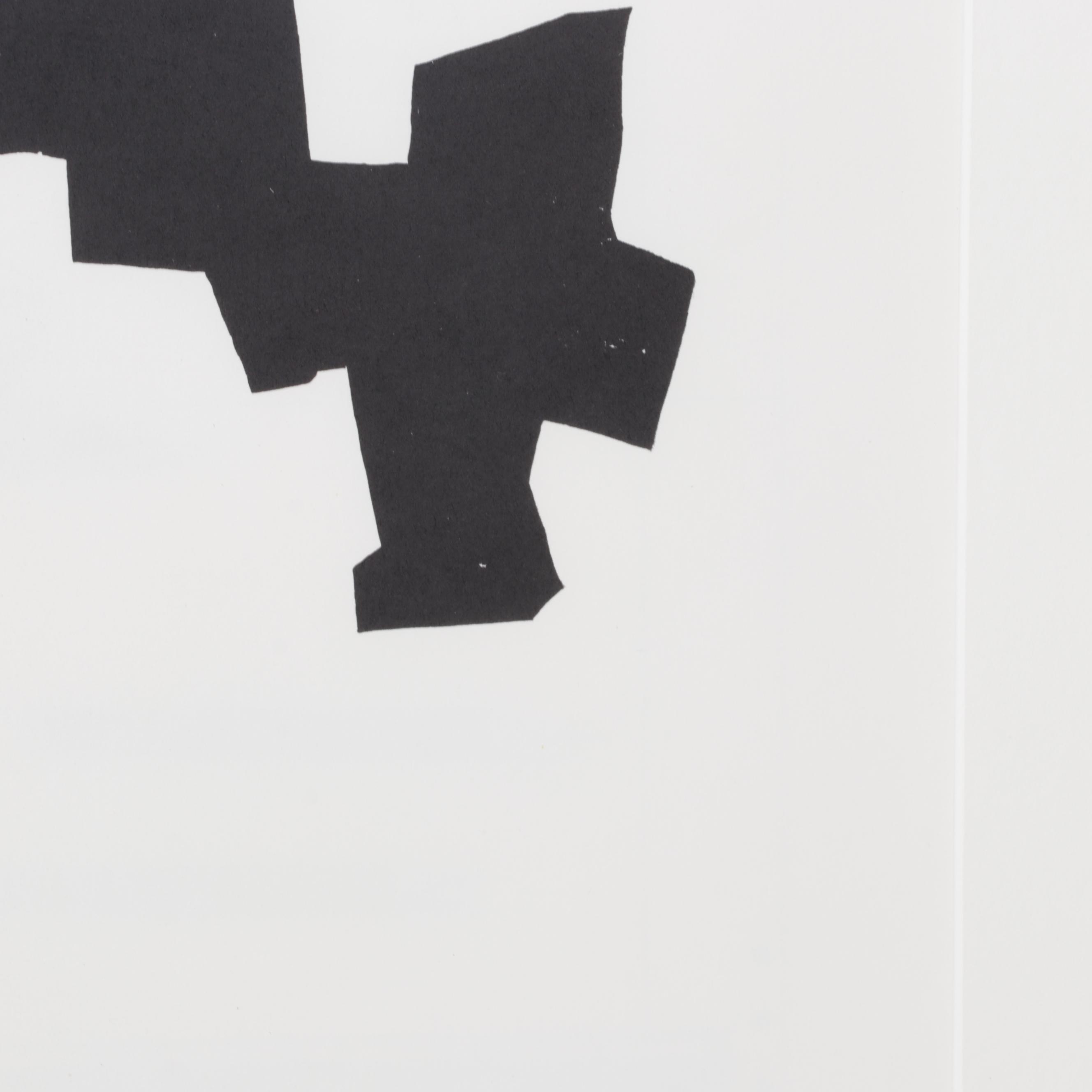 Offset Lithograph After Eduardo Chillida "Utsume II" From "Maeght Éditeur,"1973