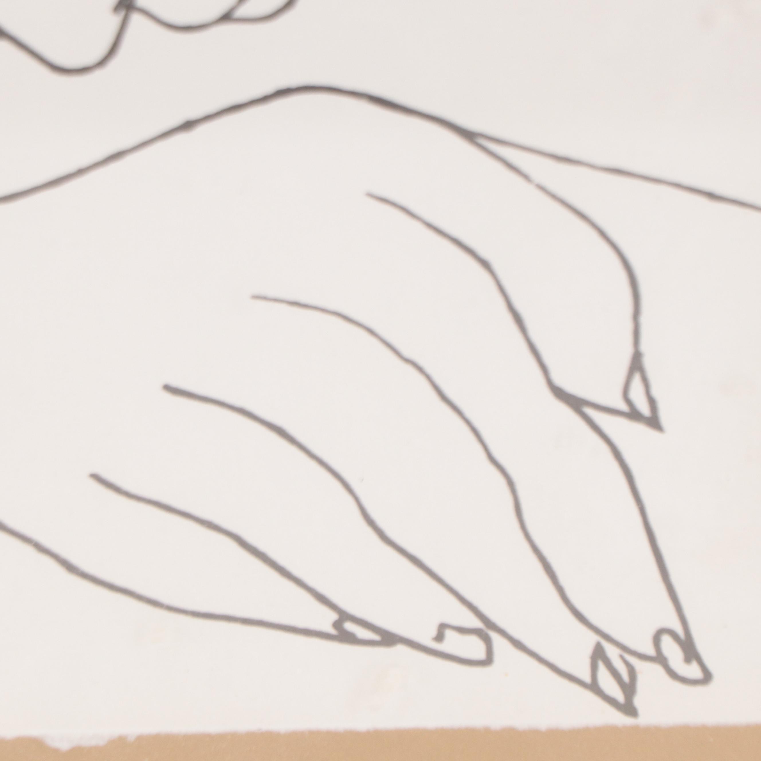 Lithograph After Pablo Picasso "Sleeping Woman"