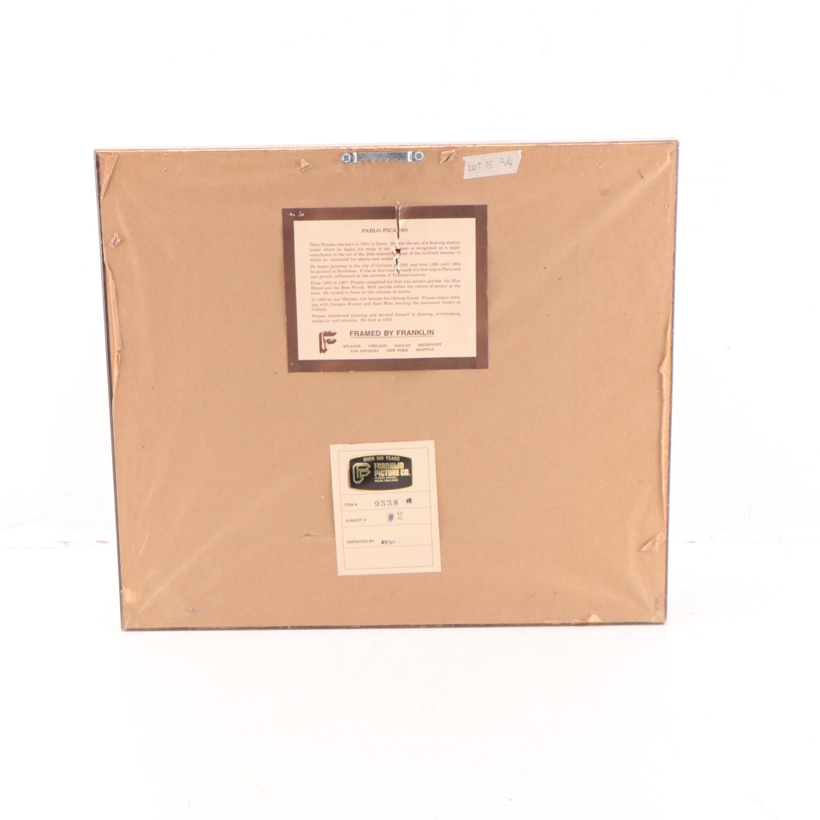 Lithograph After Pablo Picasso "Sleeping Woman"