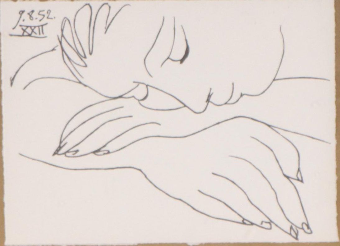 Lithograph After Pablo Picasso "Sleeping Woman"