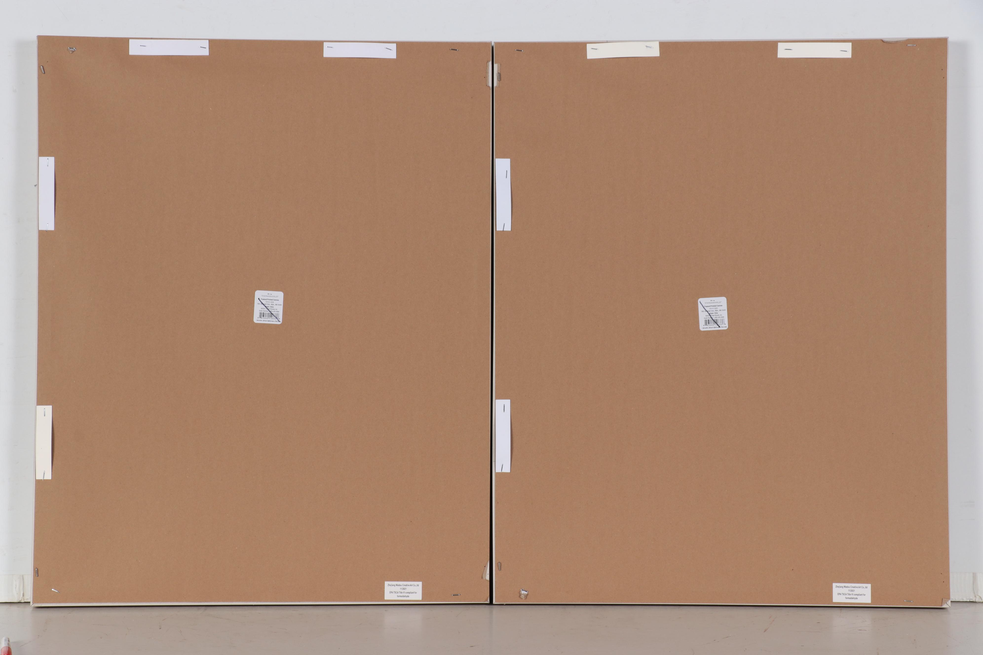 Threshold Contemporary Abstract Giclée Diptych