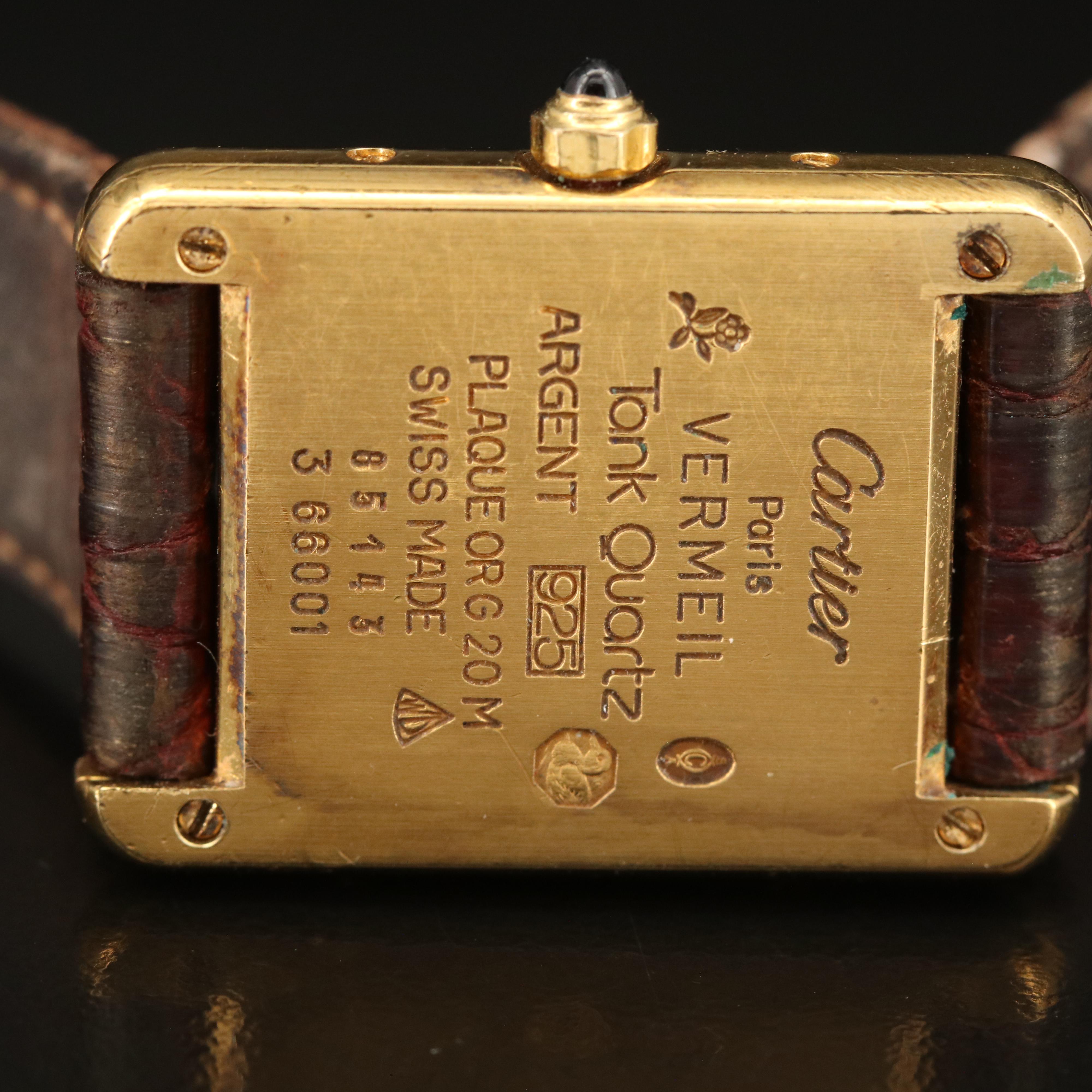 Cartier Must de Cartier Vermeil Watch