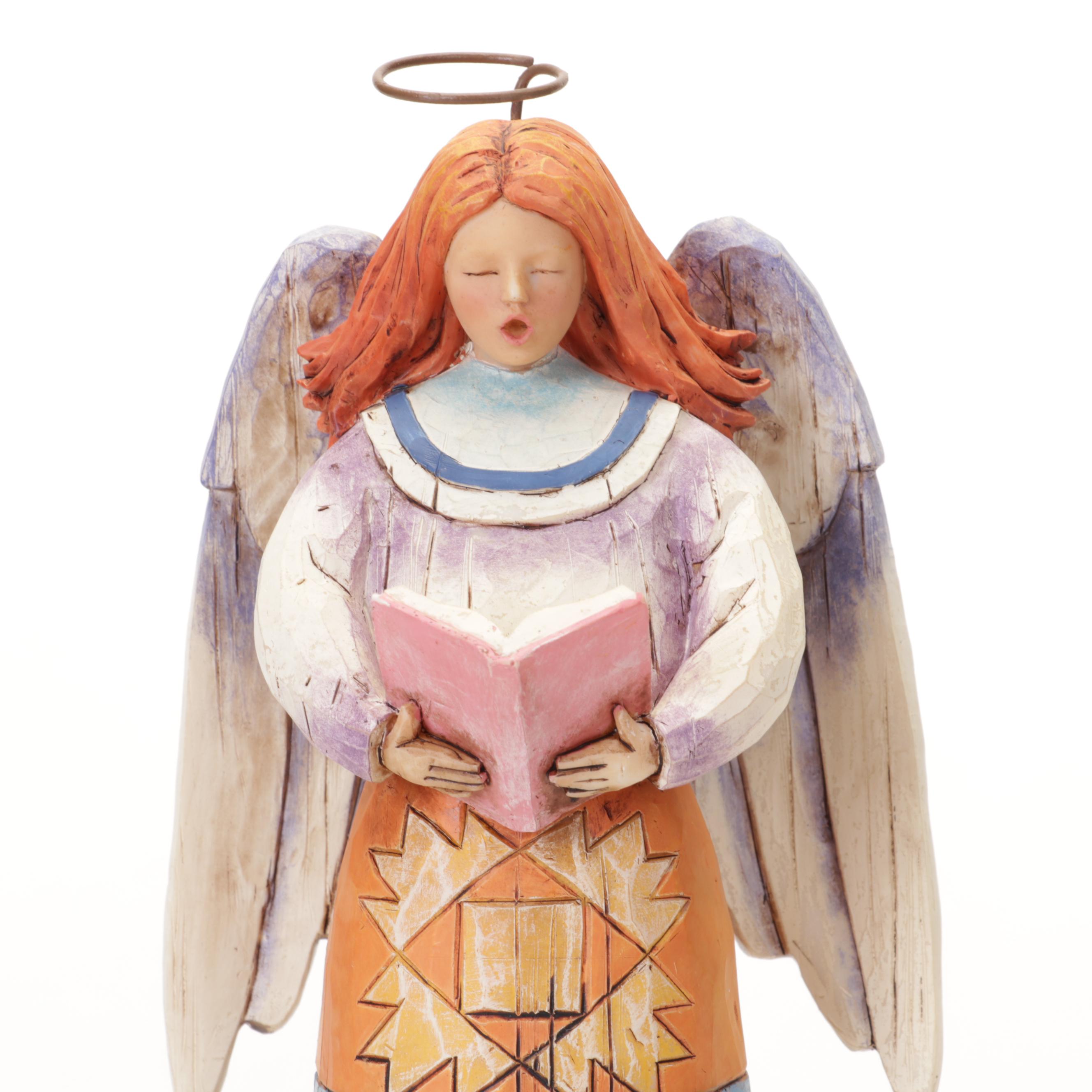 Jim Shore Heartland Creek Resin "Bountiful Angel" and Other Angel Figurines