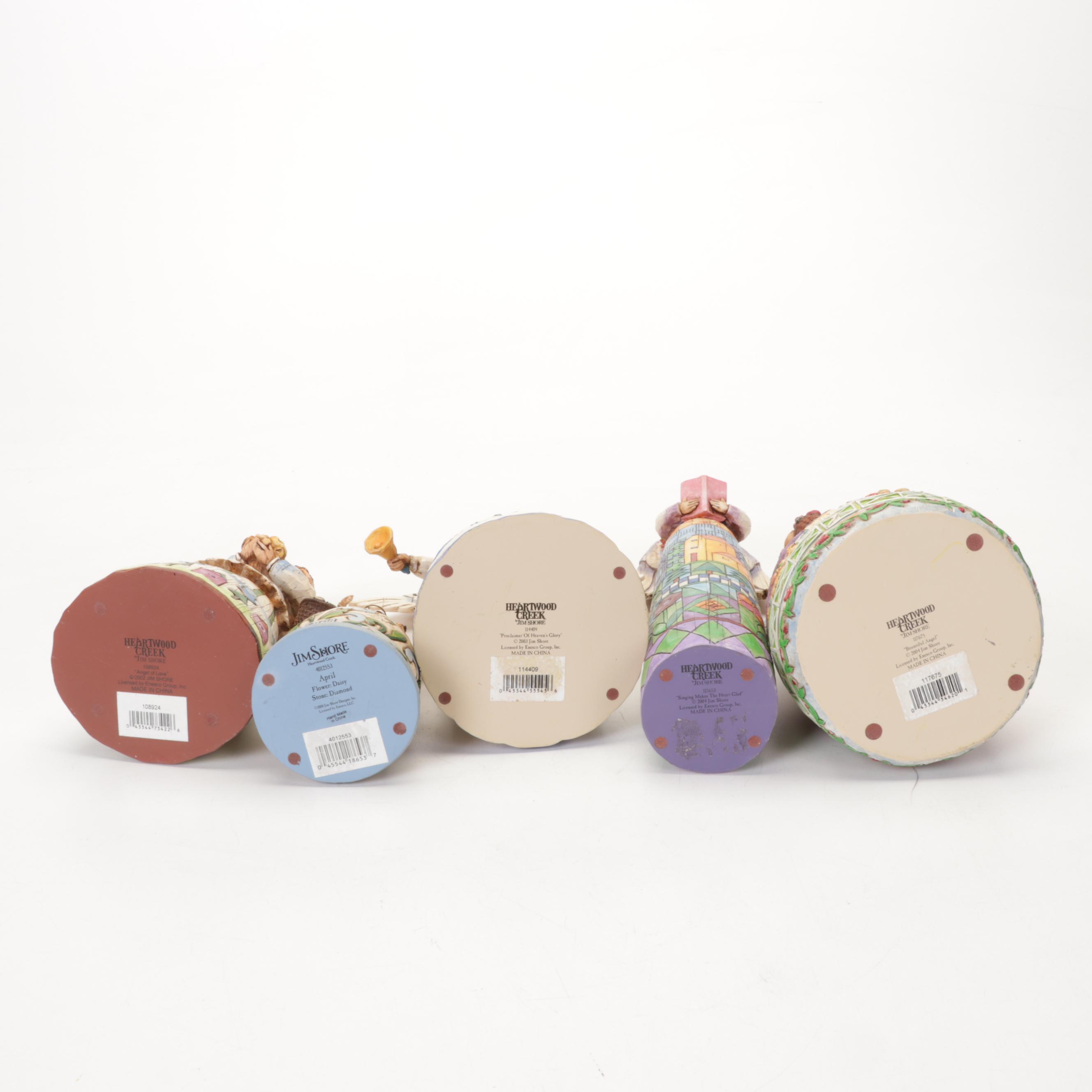 Jim Shore Heartland Creek Resin "Bountiful Angel" and Other Angel Figurines