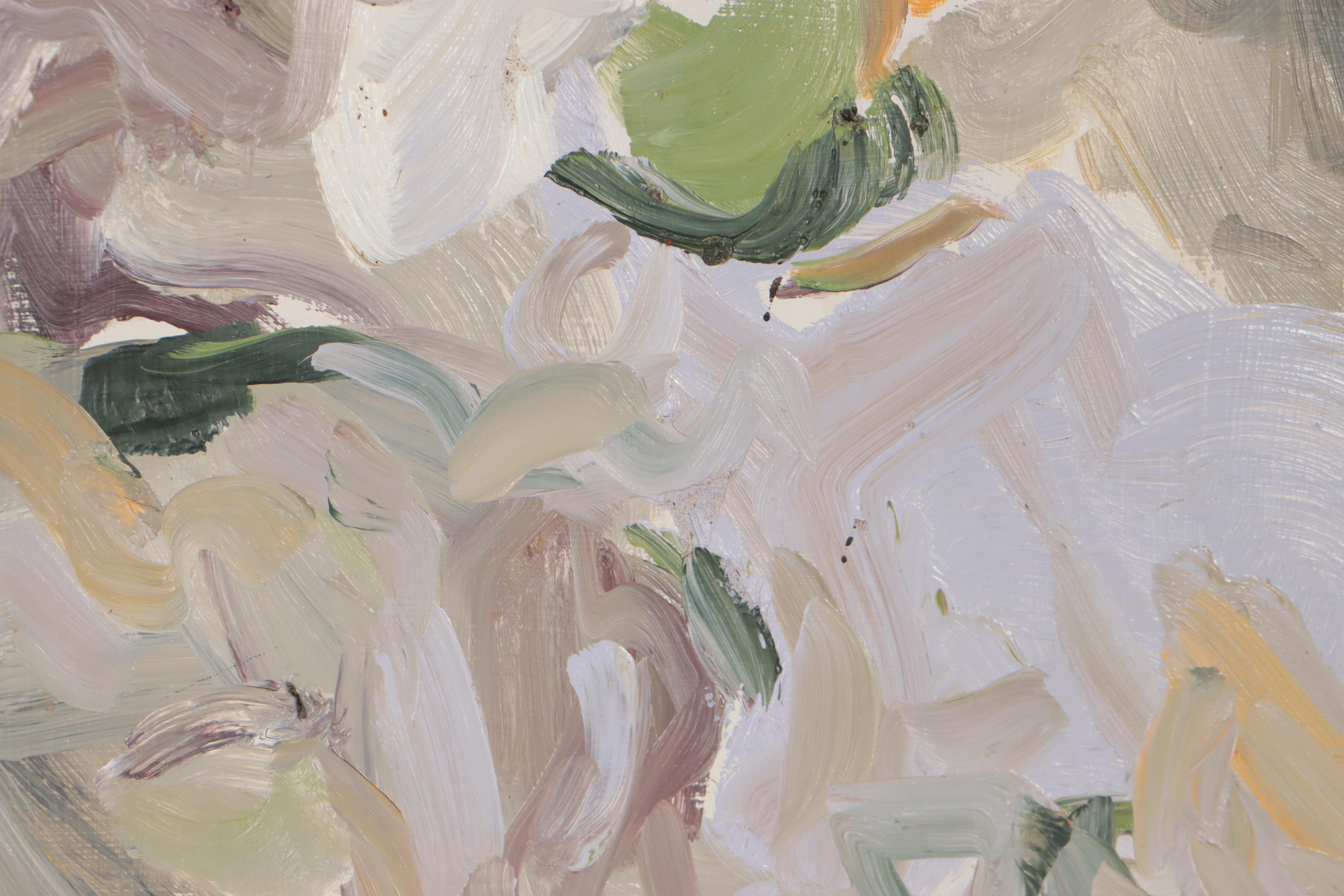 Warren Davis Abstract Expressionist Oil Painting