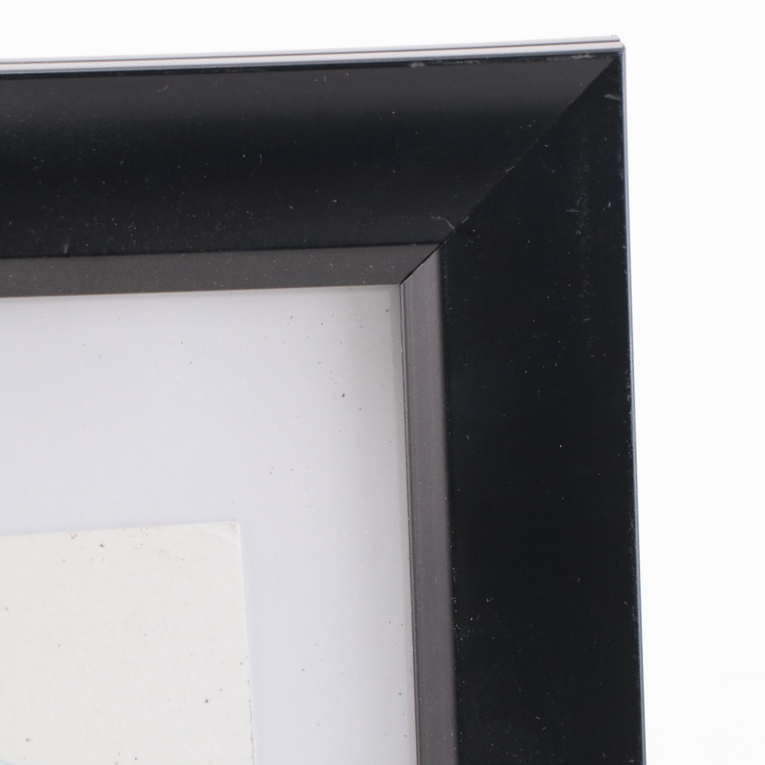 Ink and Watercolor Drawing After Georges Braque "Doves"