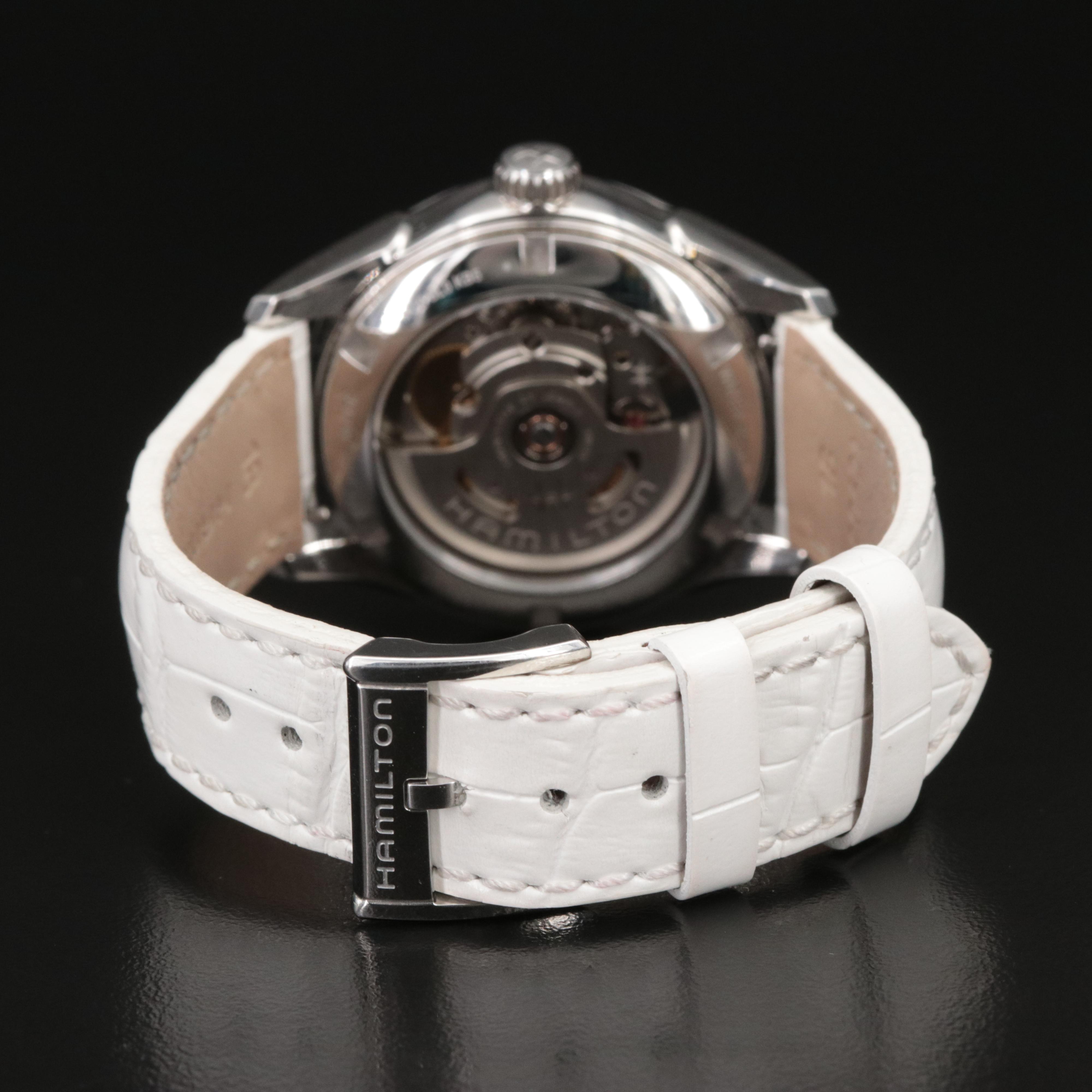 Hamilton Viewmatic Mother-of-Pearl Open Heart Dial Watch