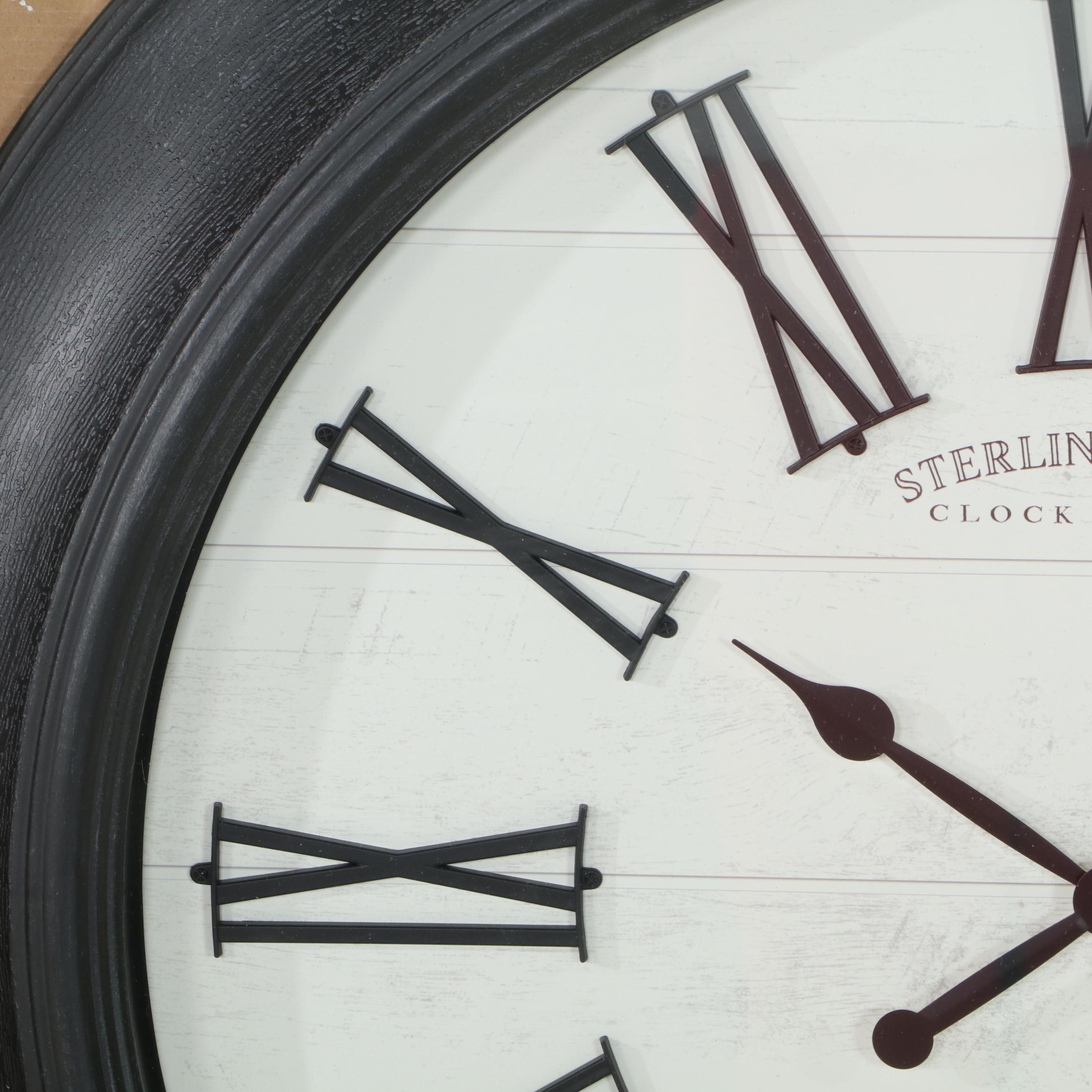 Sterling & Noble 30" Farmhouse Wall Clock