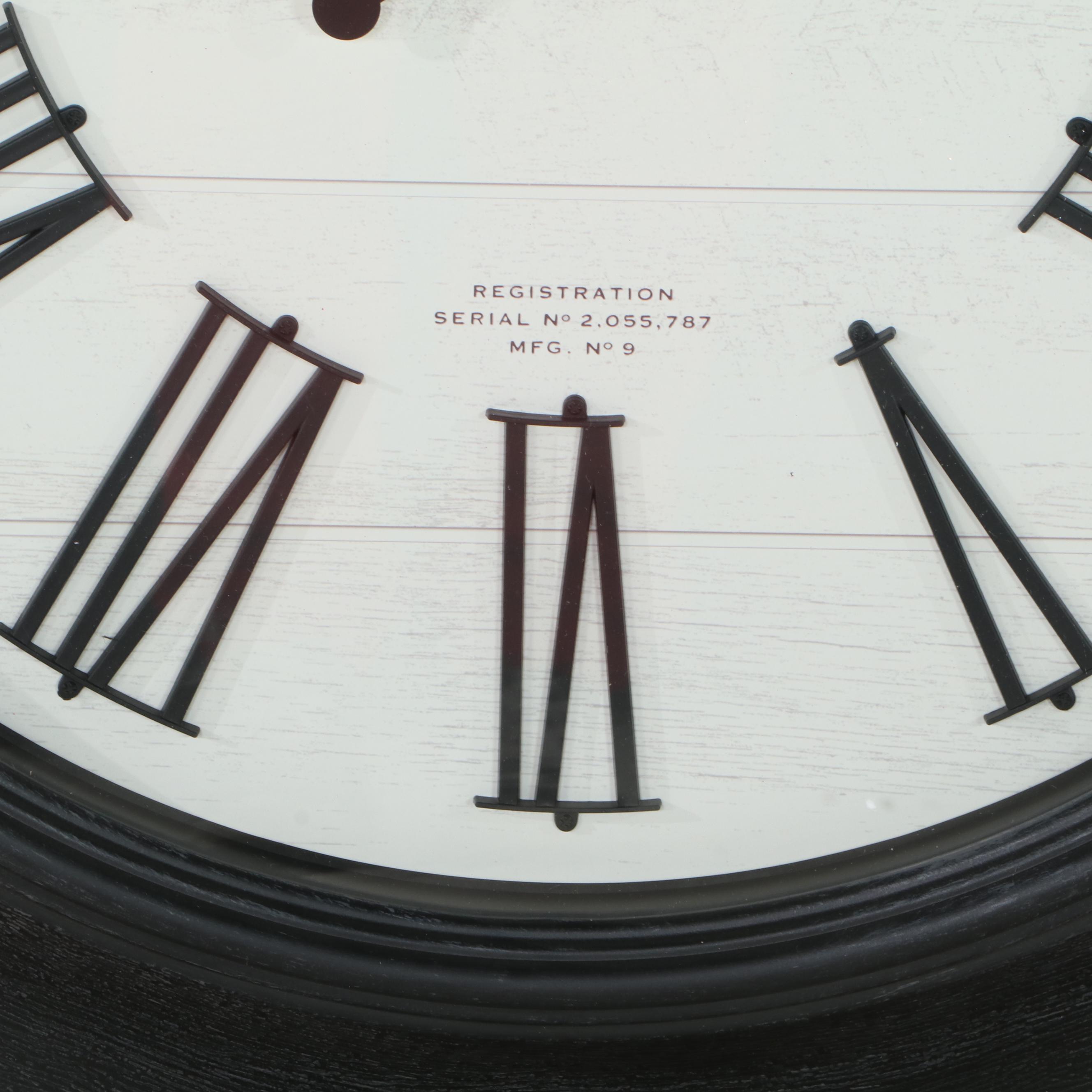 Sterling & Noble 30" Farmhouse Wall Clock