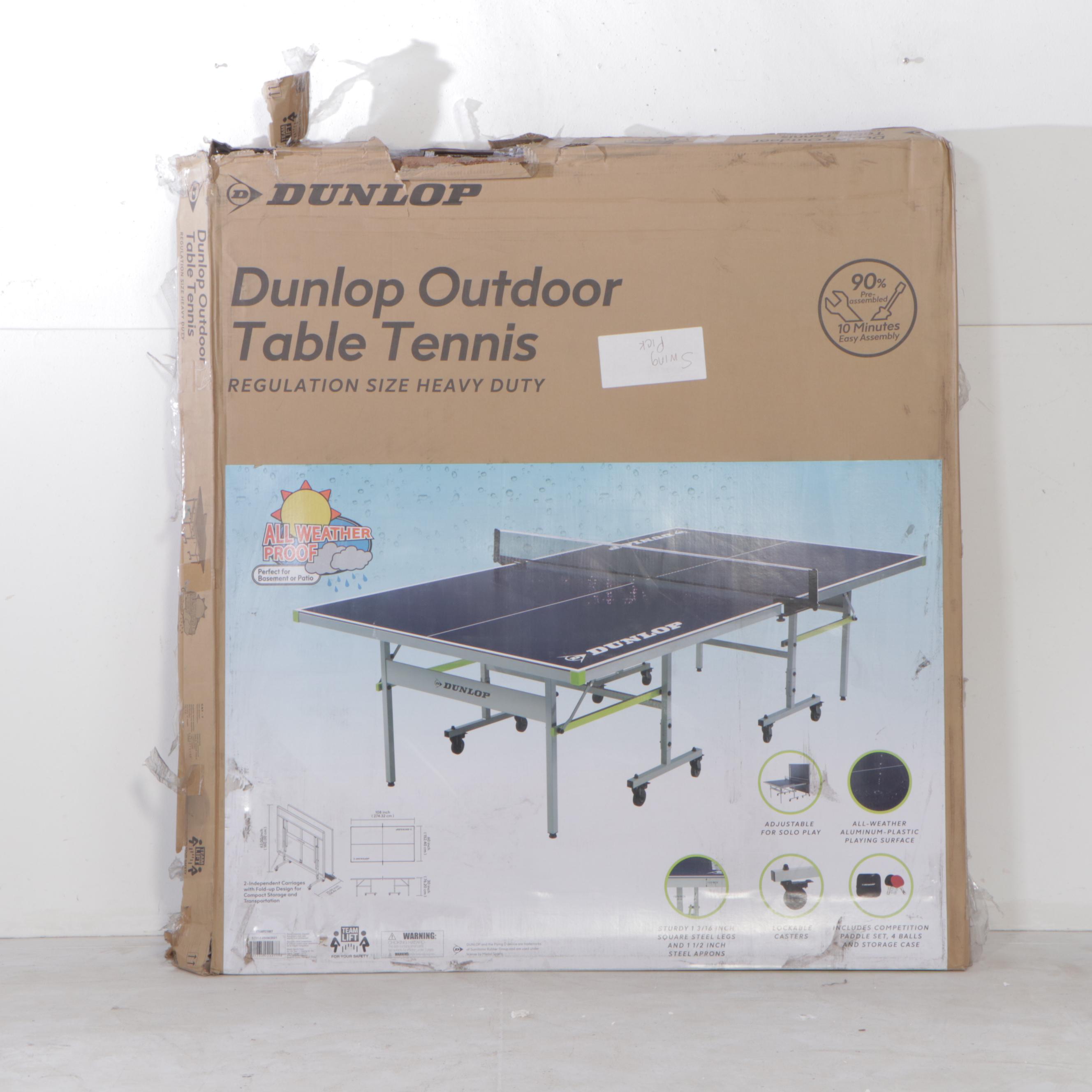 Dunlop Outdoor Table Tennis Table
