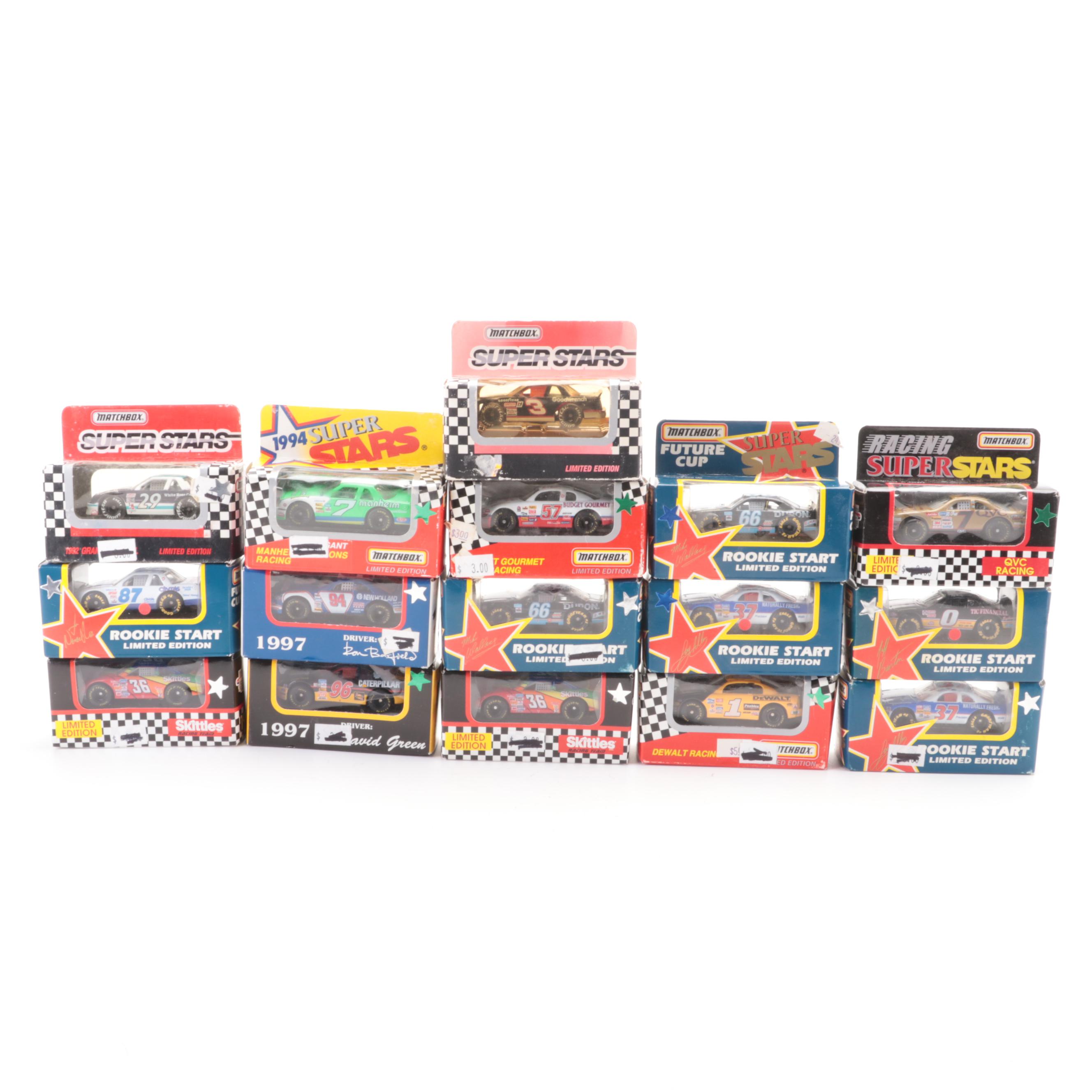 Matchbox Super Stars and More NASCAR and Other Diecast Cars