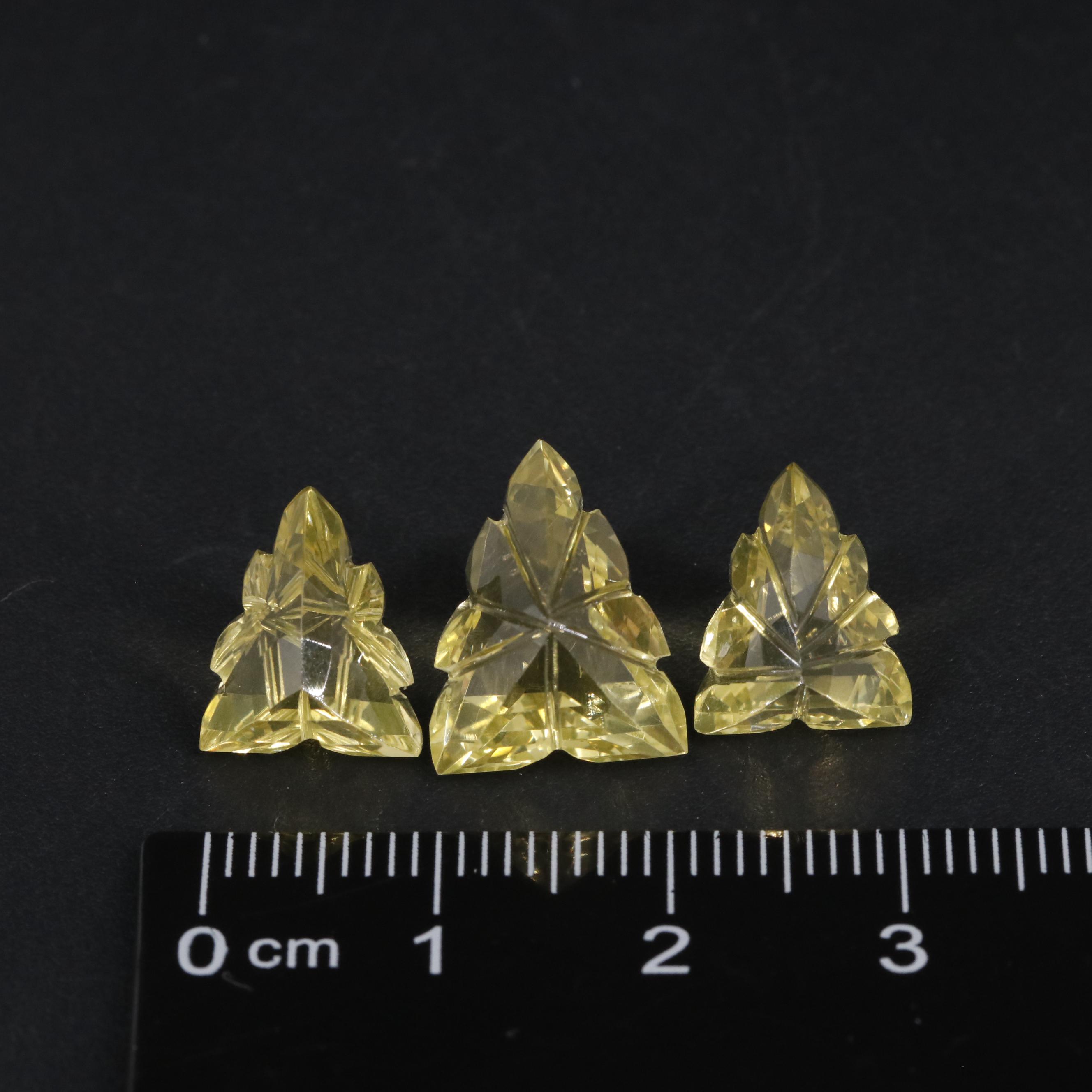 Loose 14.43 CTW Lemon Quartz