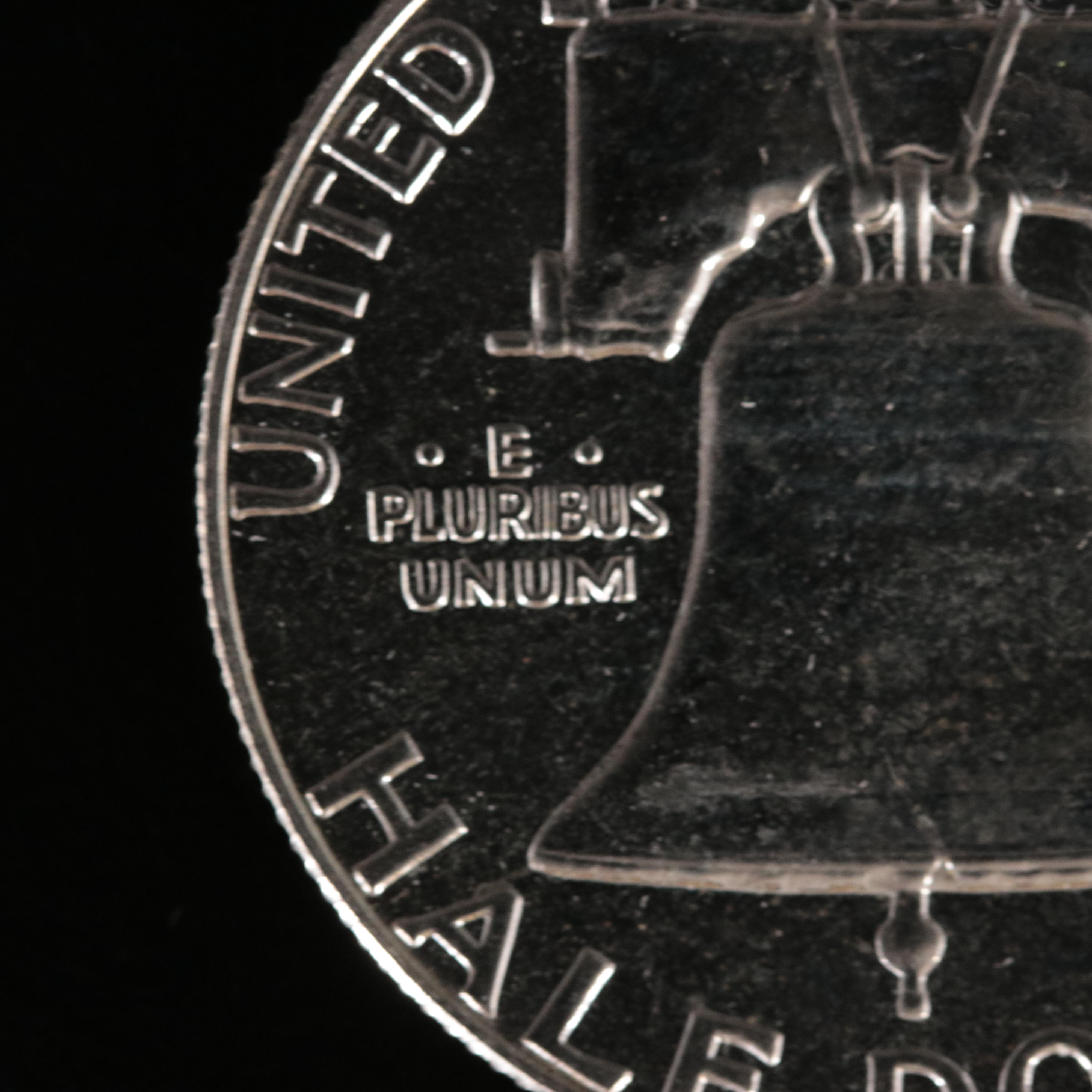 Ten 1962 and 1963 Proof 90% Silver Franklin Half Dollars