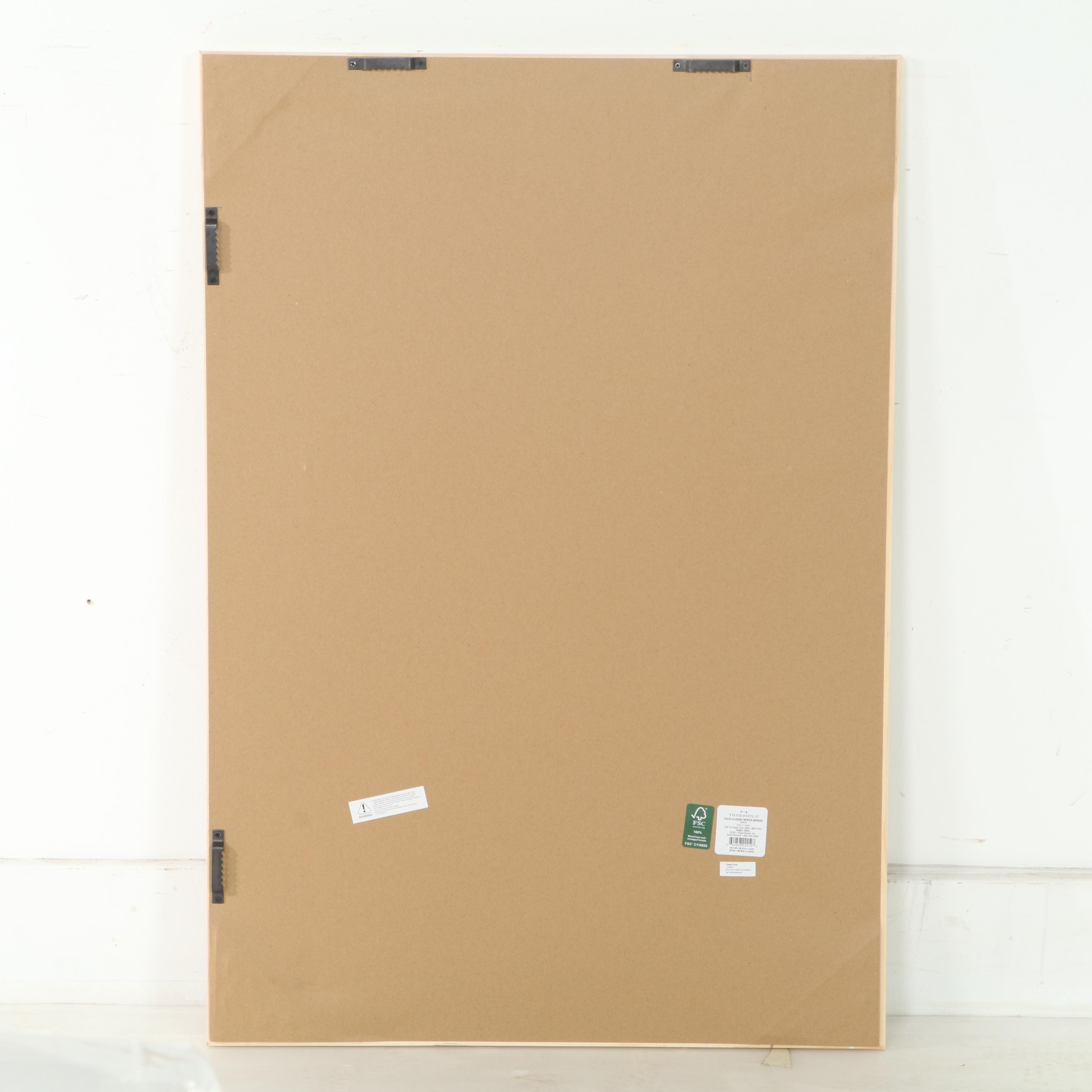 Threshold Classic Woven Wall Mirror in Natural