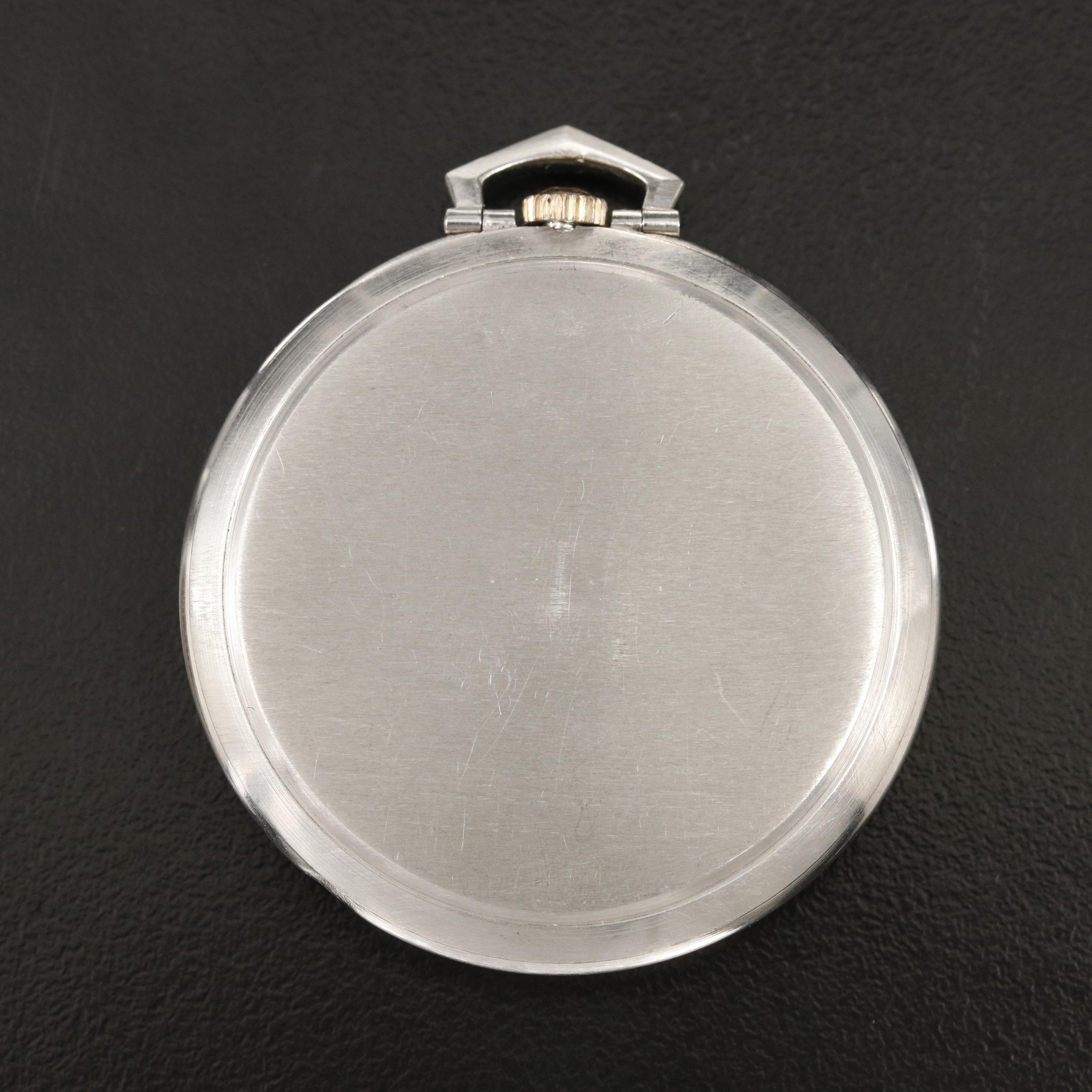 Platinum Meylan Diamond Pocket Watch