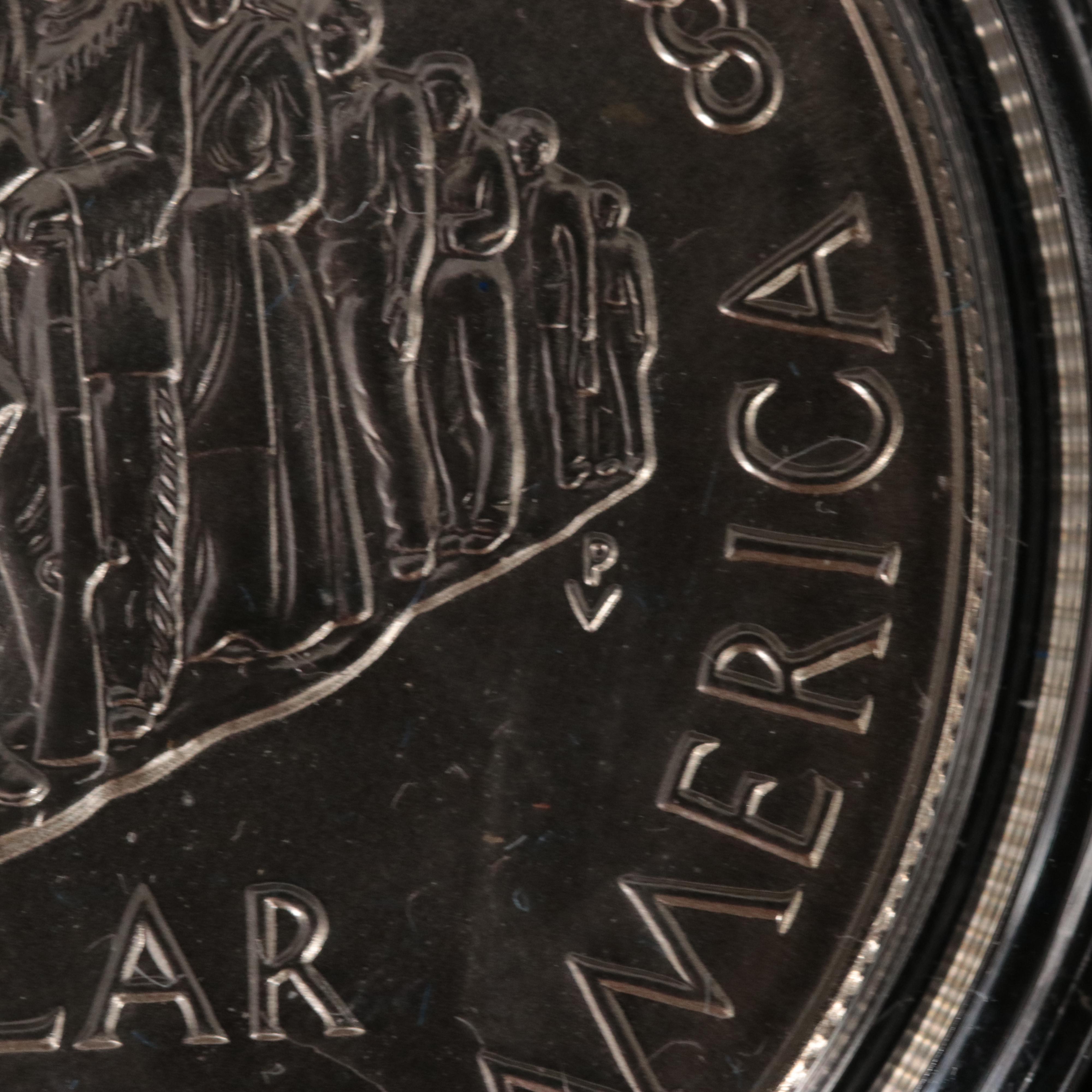 Six Modern U.S. Commemorative Silver Dollars