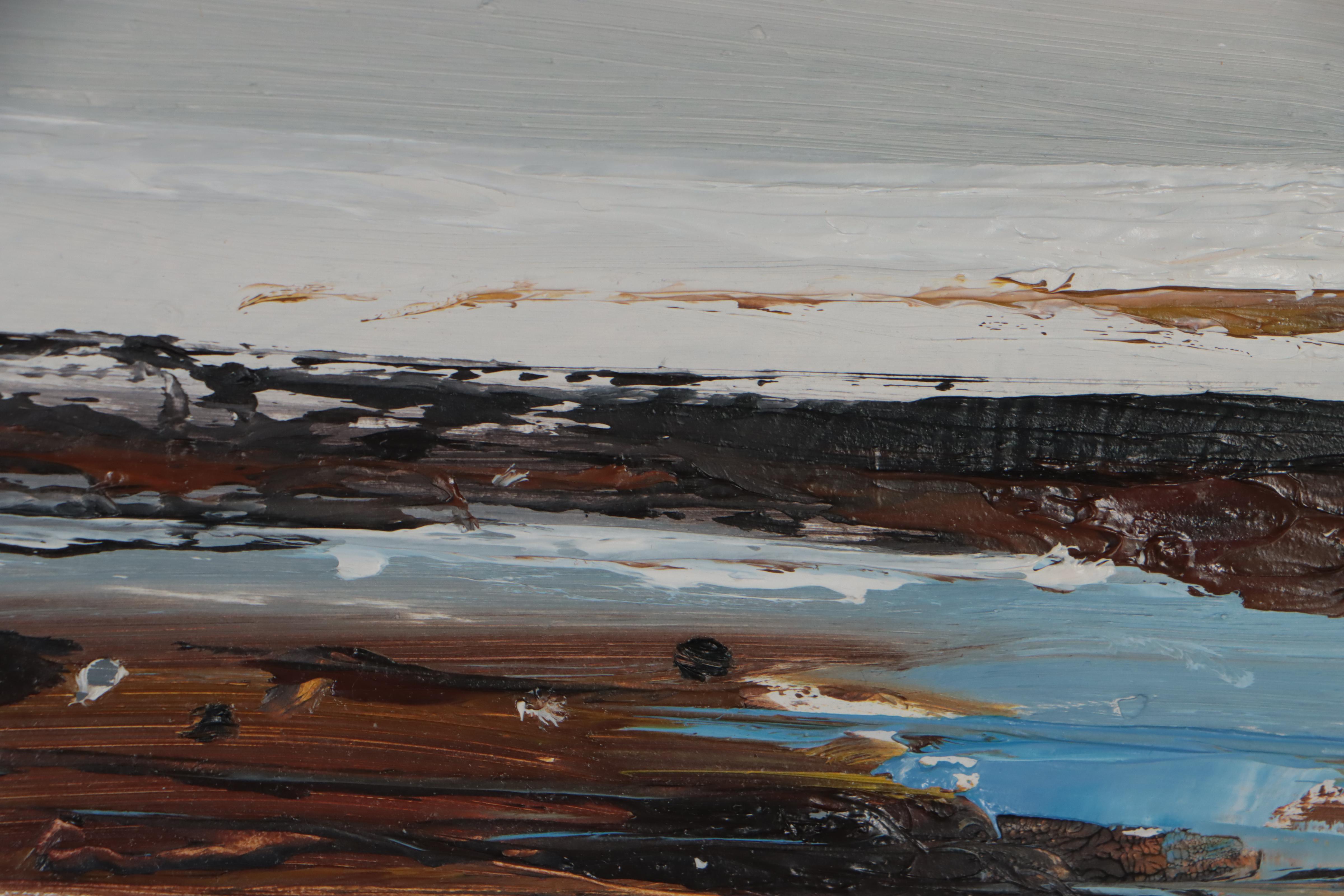 Stephen Hedgepeth Oil Painting "North Fork River," 21st Century