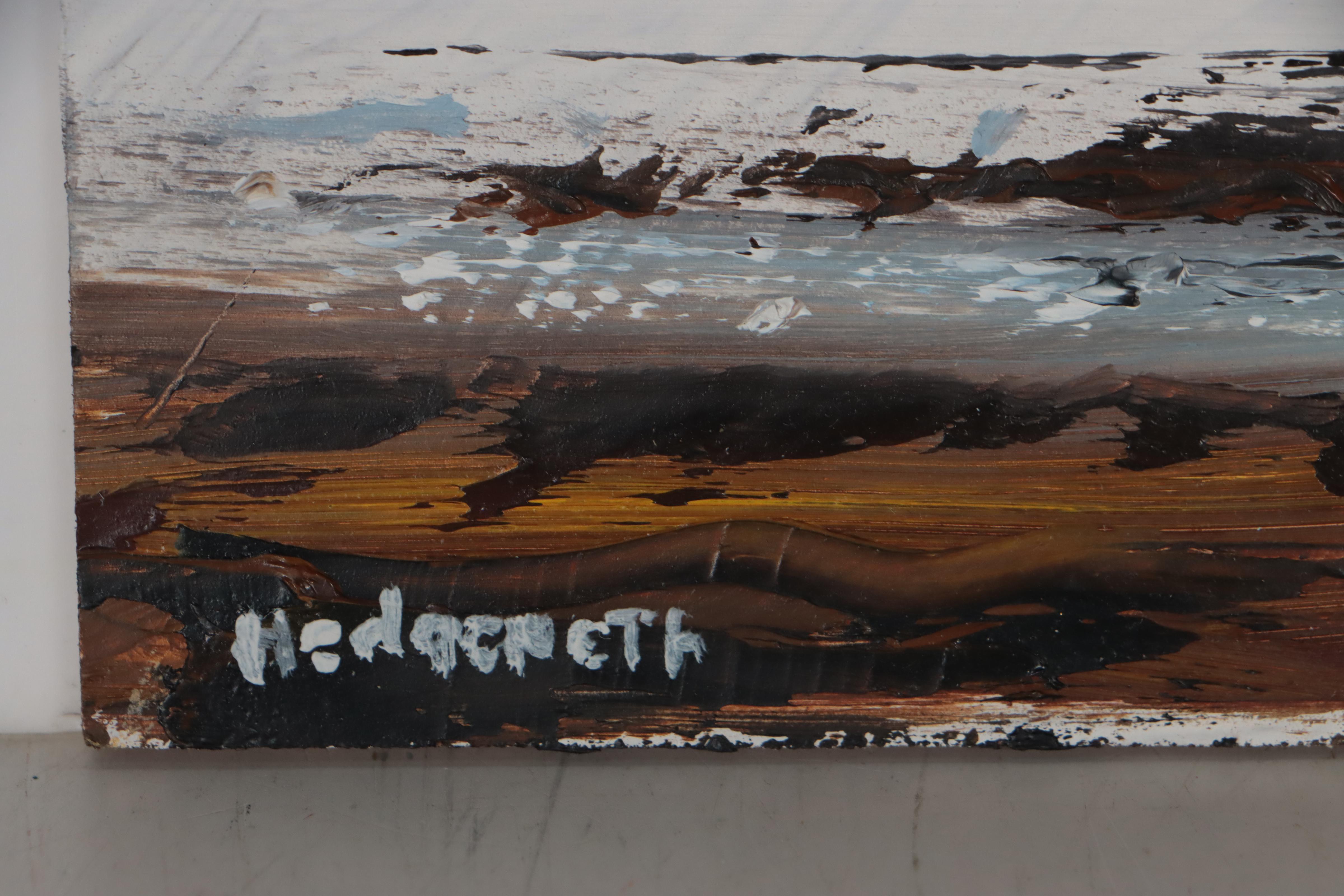 Stephen Hedgepeth Oil Painting "North Fork River," 21st Century