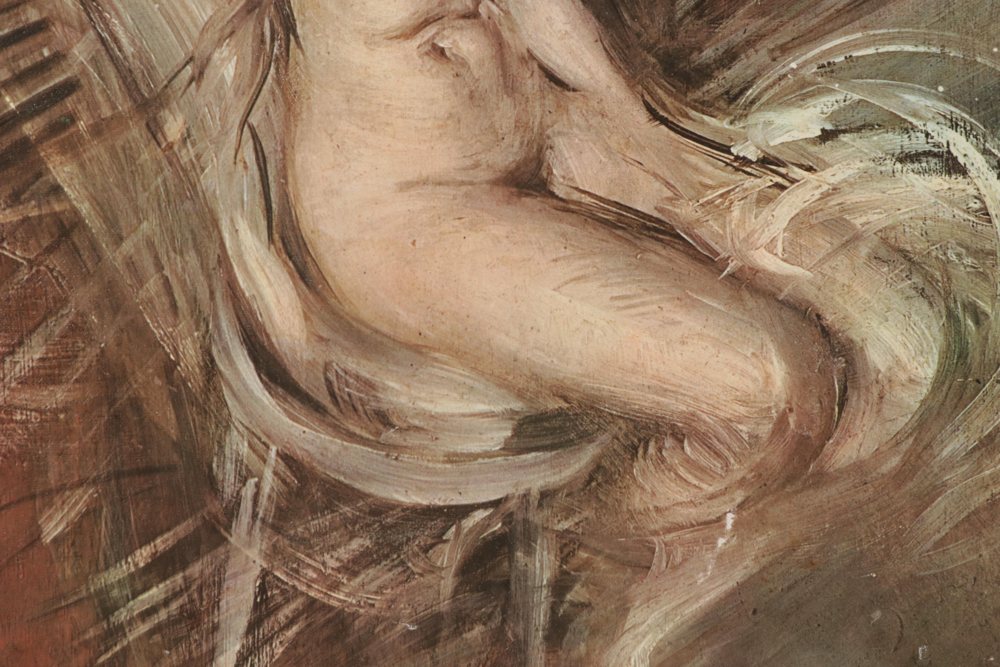 Offset Lithograph After Giovanni Boldini "Nudo di giovane seduta"