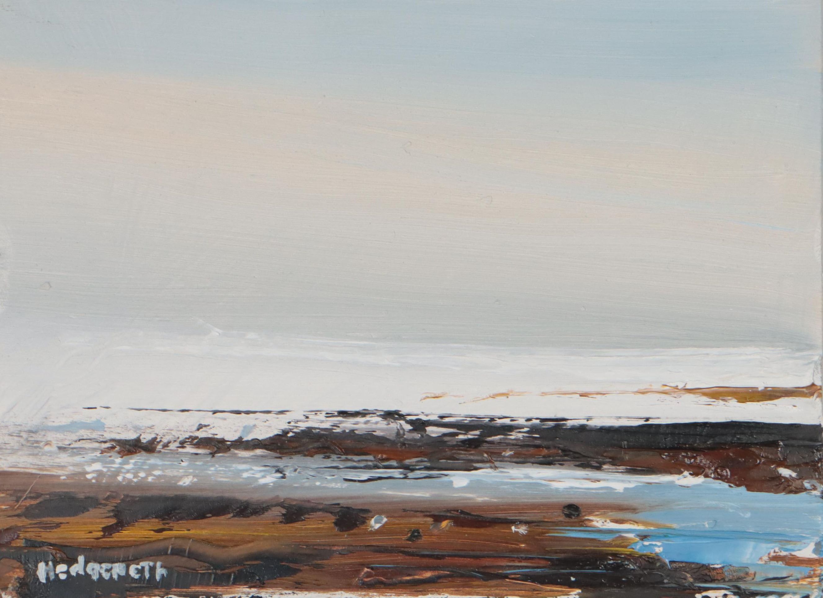 Stephen Hedgepeth Oil Painting "North Fork River," 21st Century