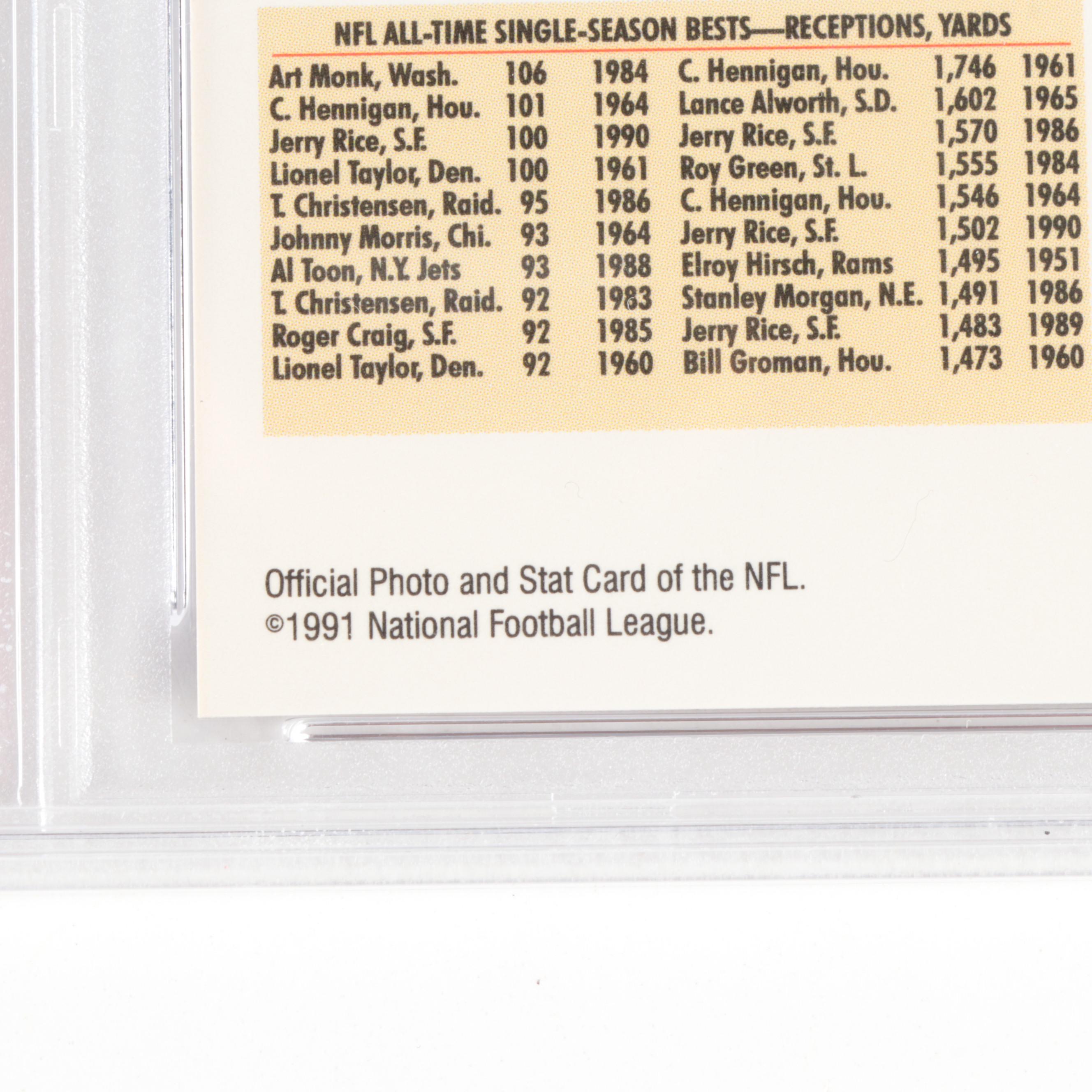 1991 NFL Pro Set Jerry Rice #11 Graded PSA 6 EX-MT Football Card