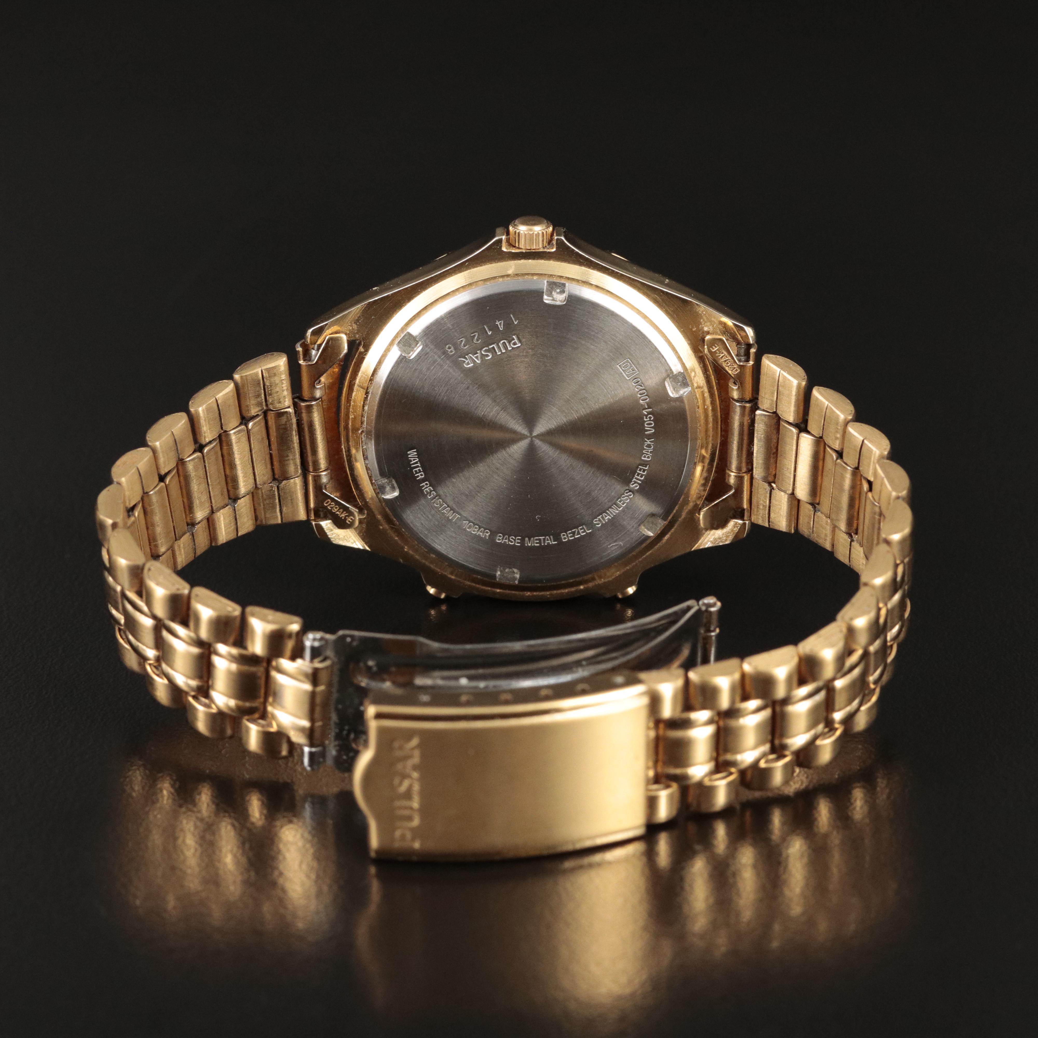 Pulsar Alarm Chronograph Digital and Analog Watch