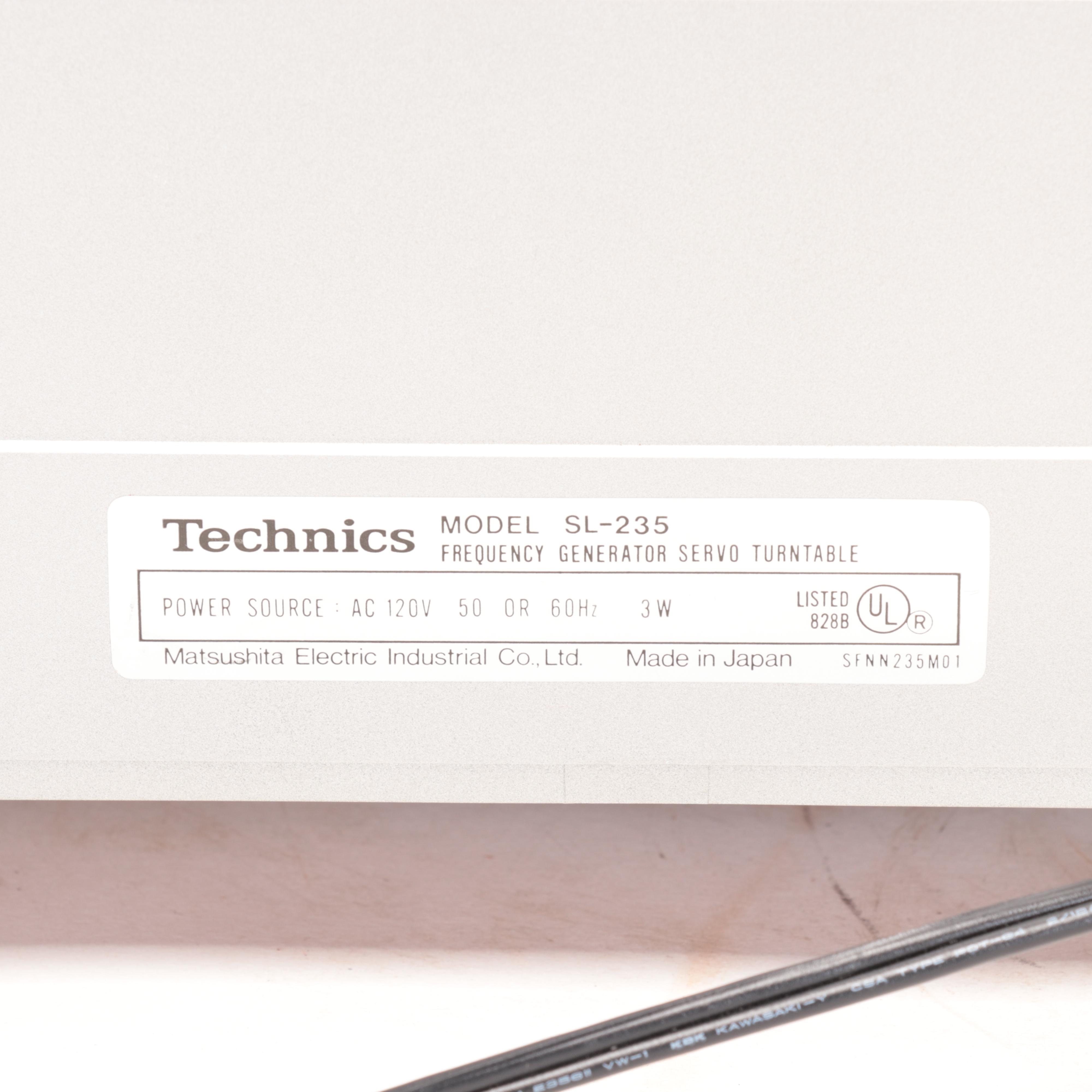 Technics Automatic Turntable Record Player, Late 1970s