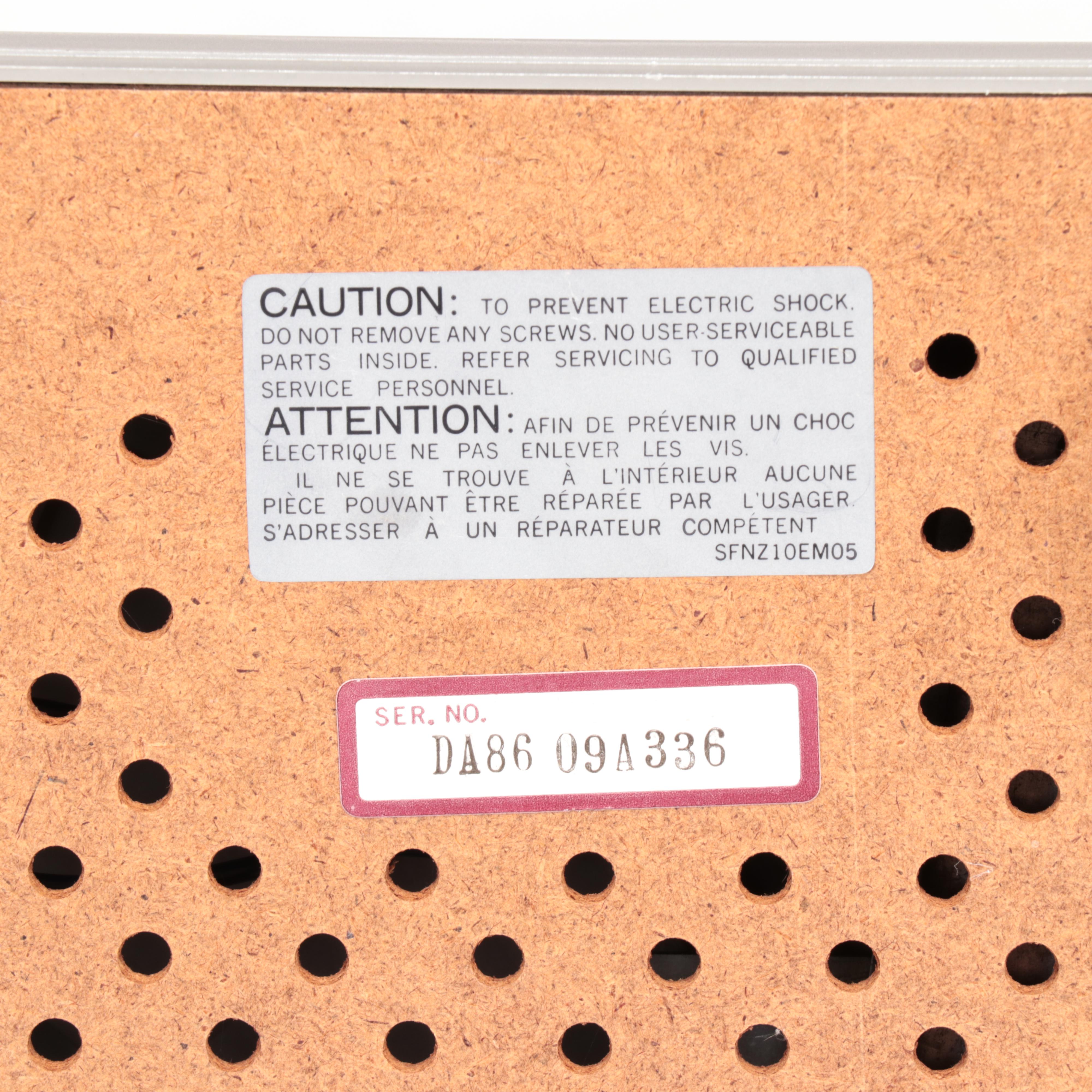 Technics Automatic Turntable Record Player, Late 1970s