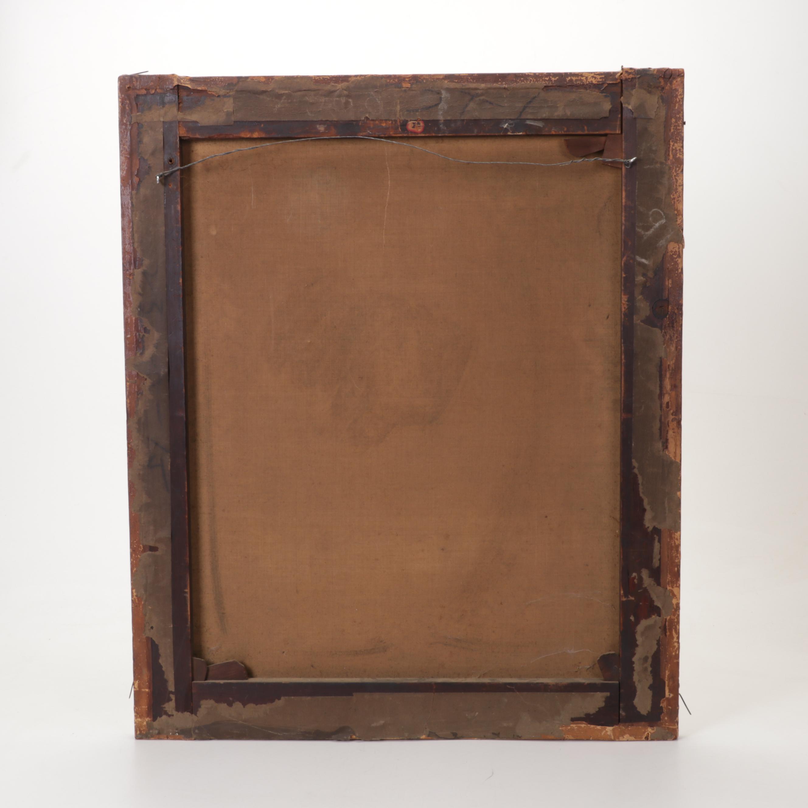 English School Portrait Oil Painting of Young Woman, Early 19th Century