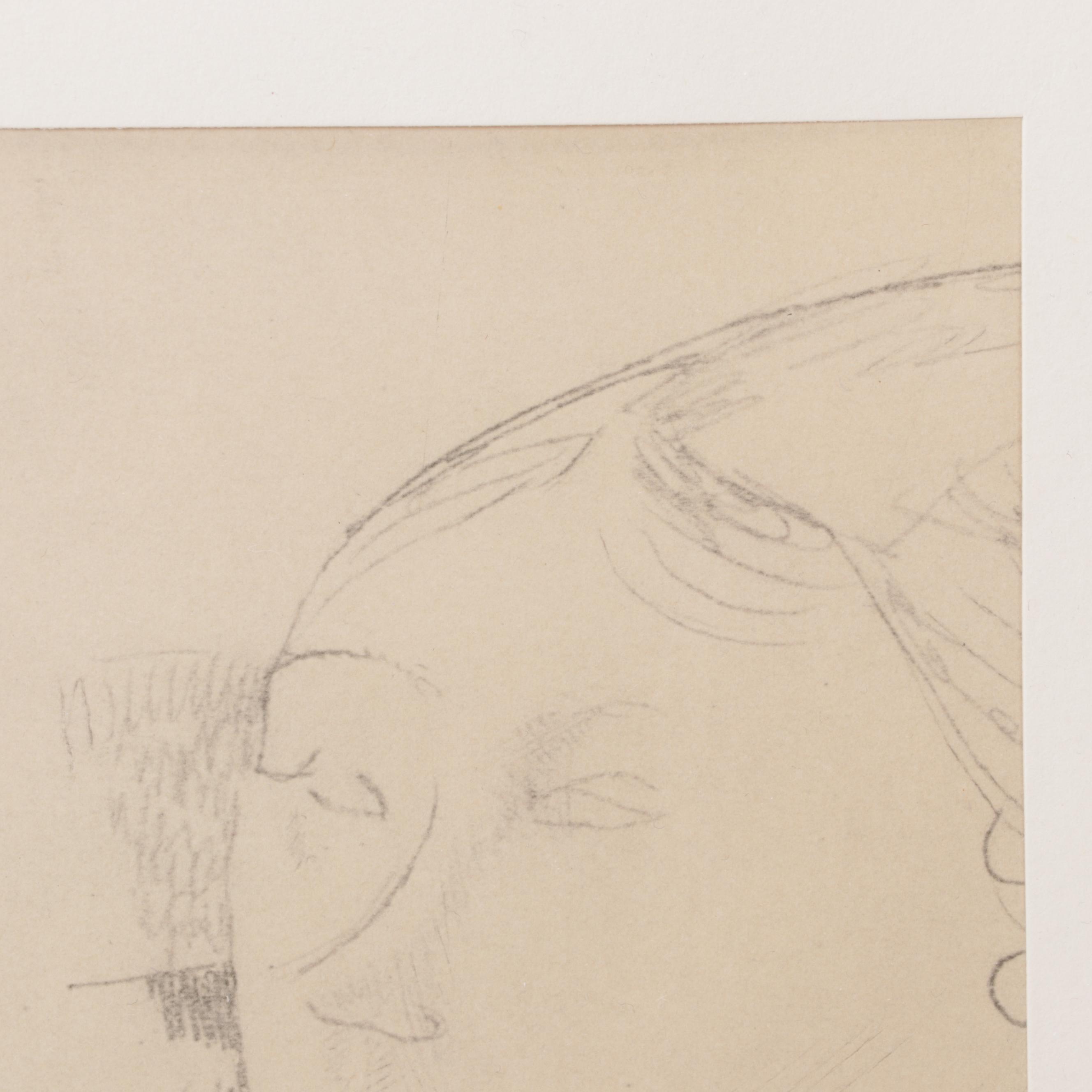 Collotype After Amedeo Modigliani "Portrait of Beatrice Hastings," 1959