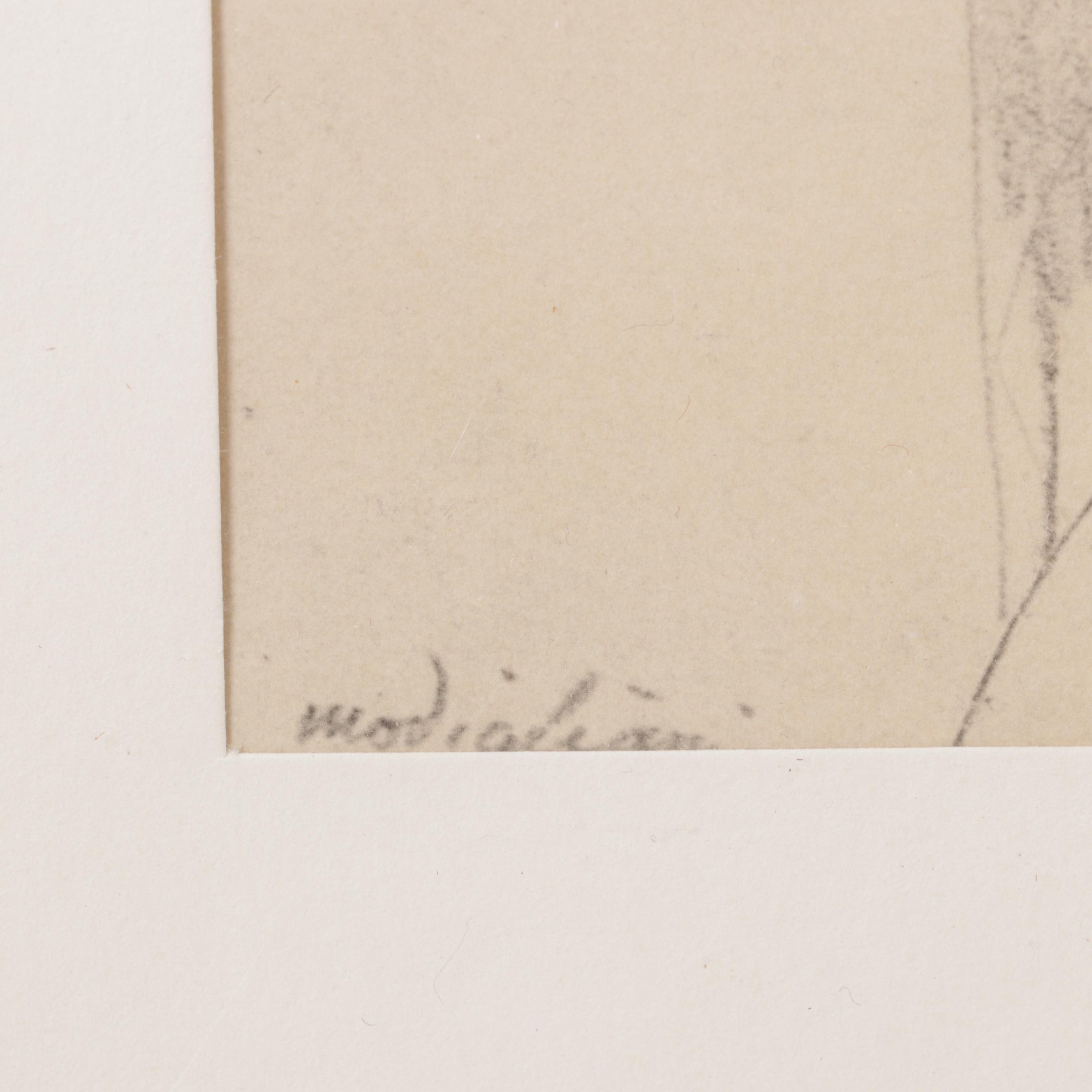 Collotype After Amedeo Modigliani "Portrait of Beatrice Hastings," 1959