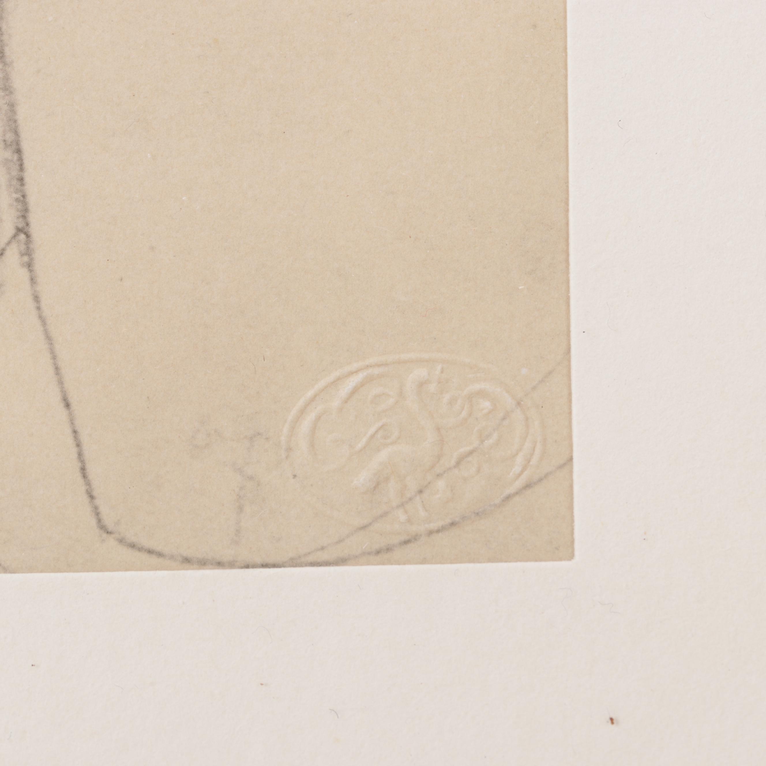 Collotype After Amedeo Modigliani "Portrait of Beatrice Hastings," 1959