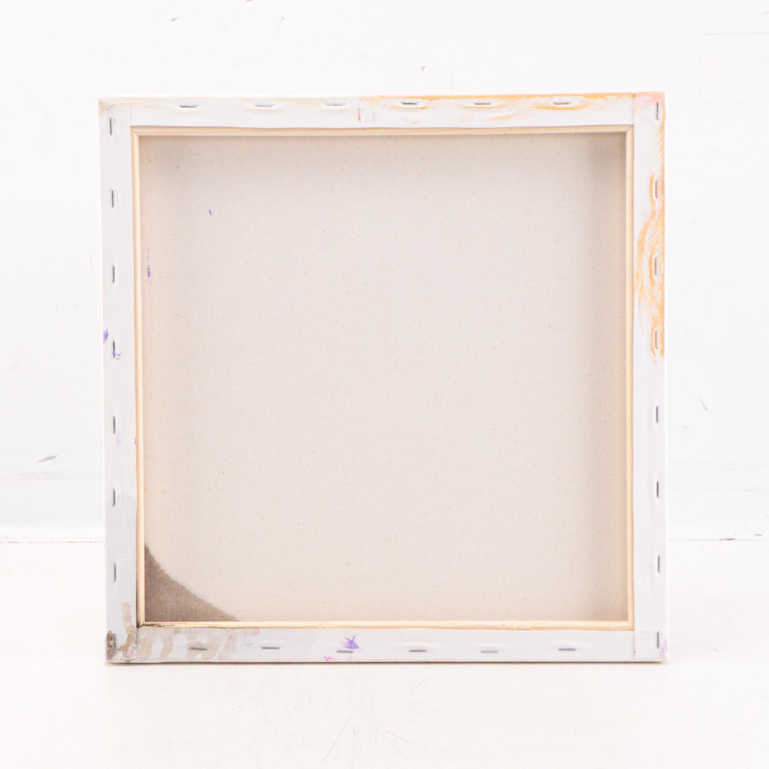 Milagros Pongo Abstract Mixed Media Painting, 21st Century