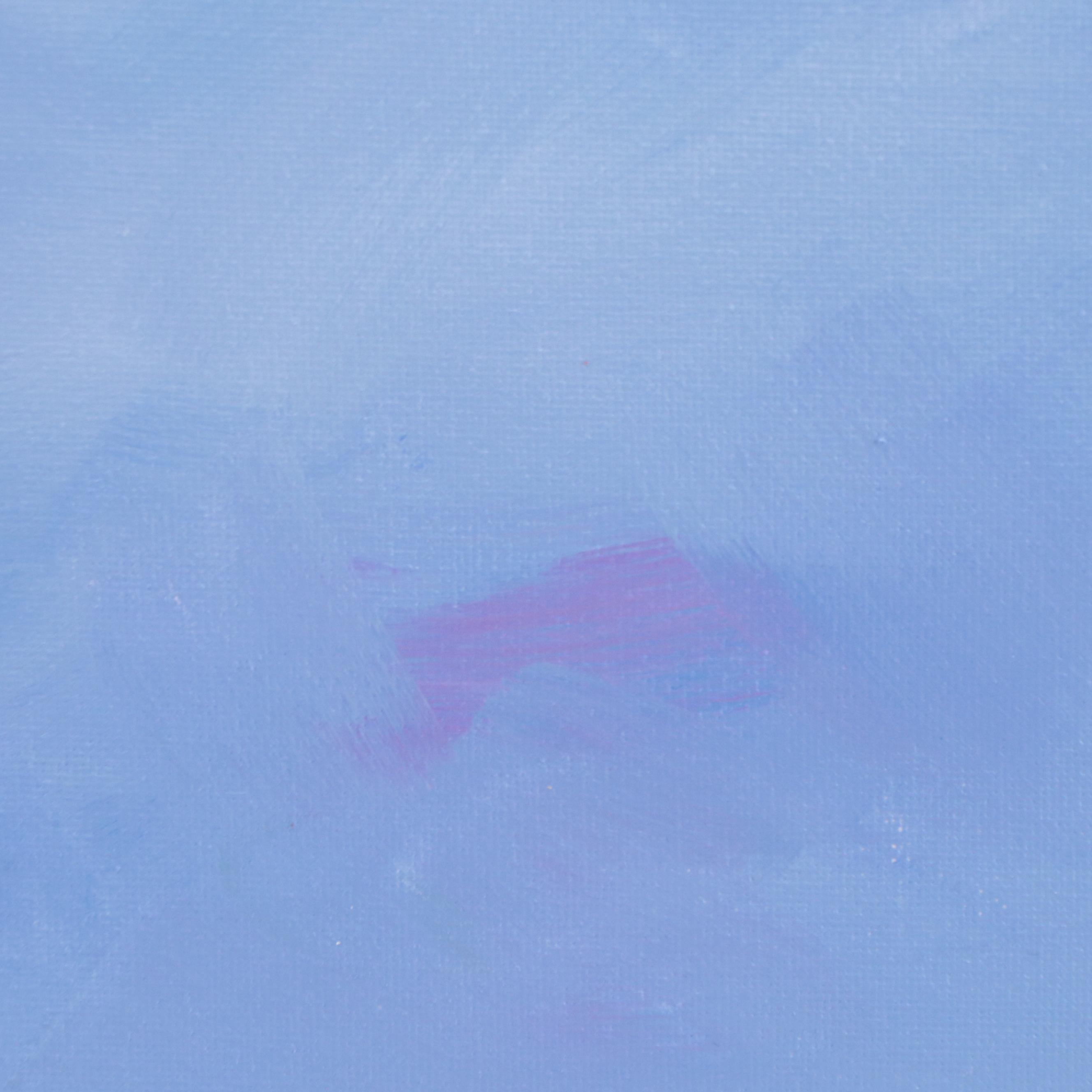 Milagros Pongo Mixed Media Painting "Mediterranean Sea," 21st Century