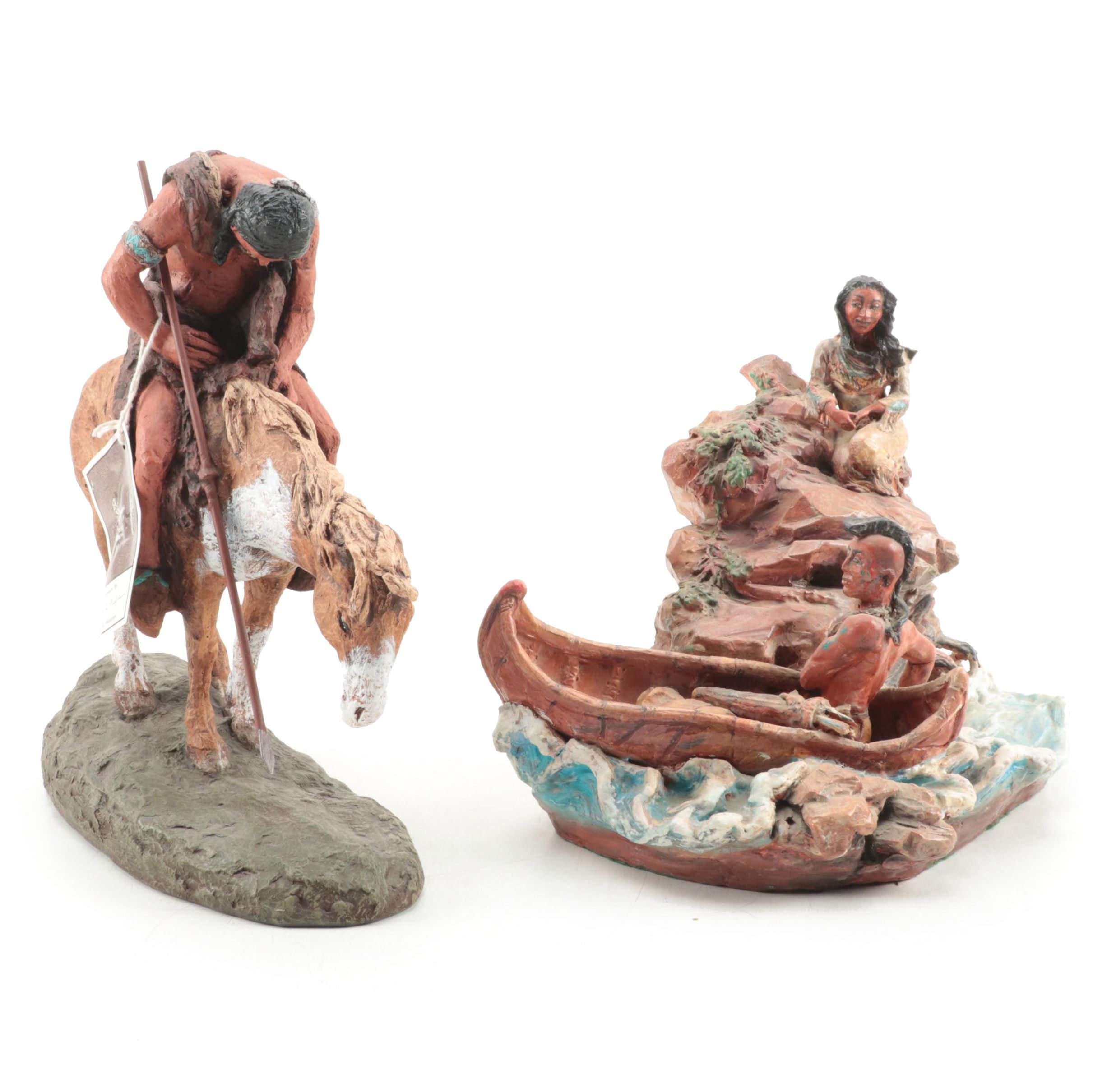 Daniel Monfort and Rick Wisecarver American Southwest Ceramic Sculptures