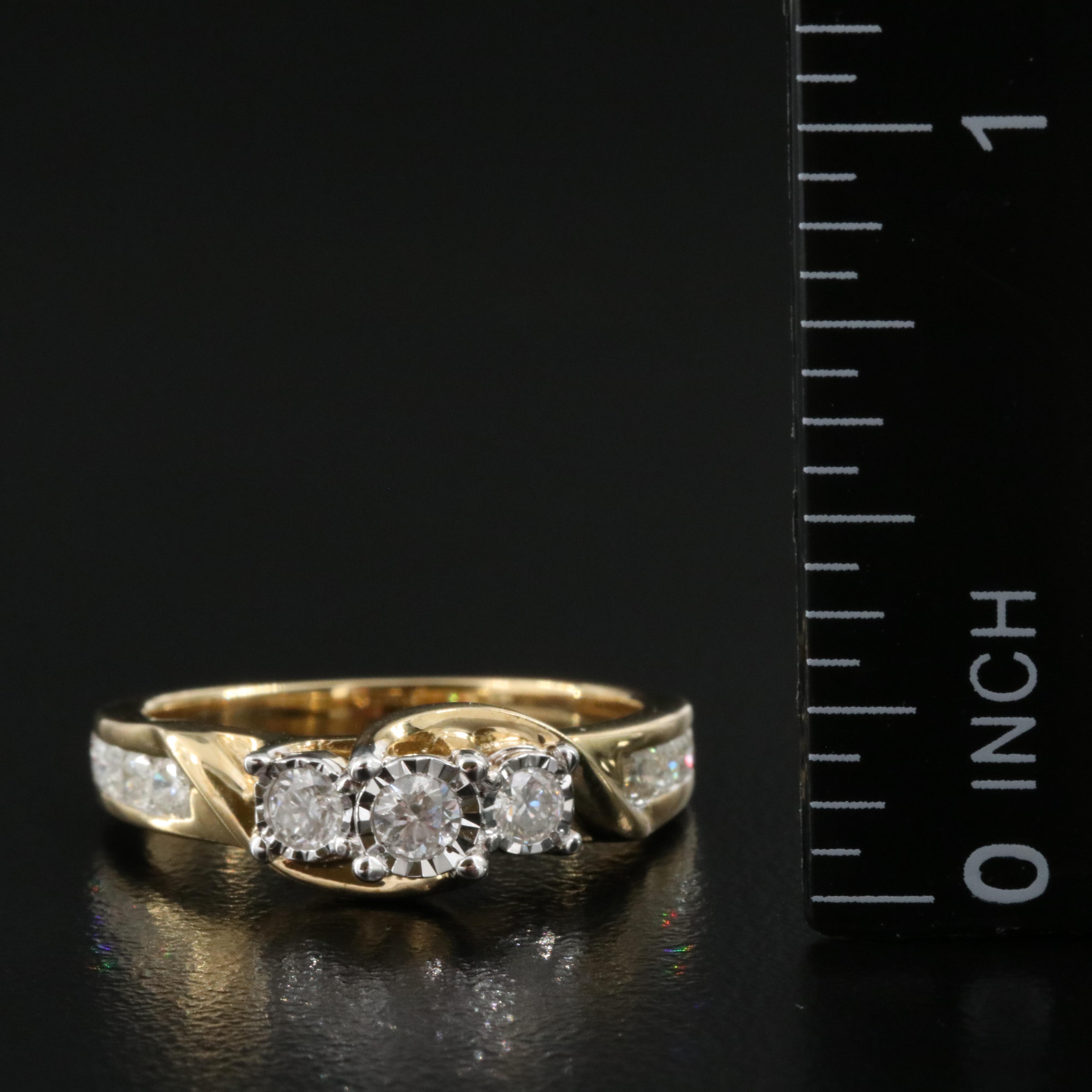 10K 0.50 CTW Diamond Ring