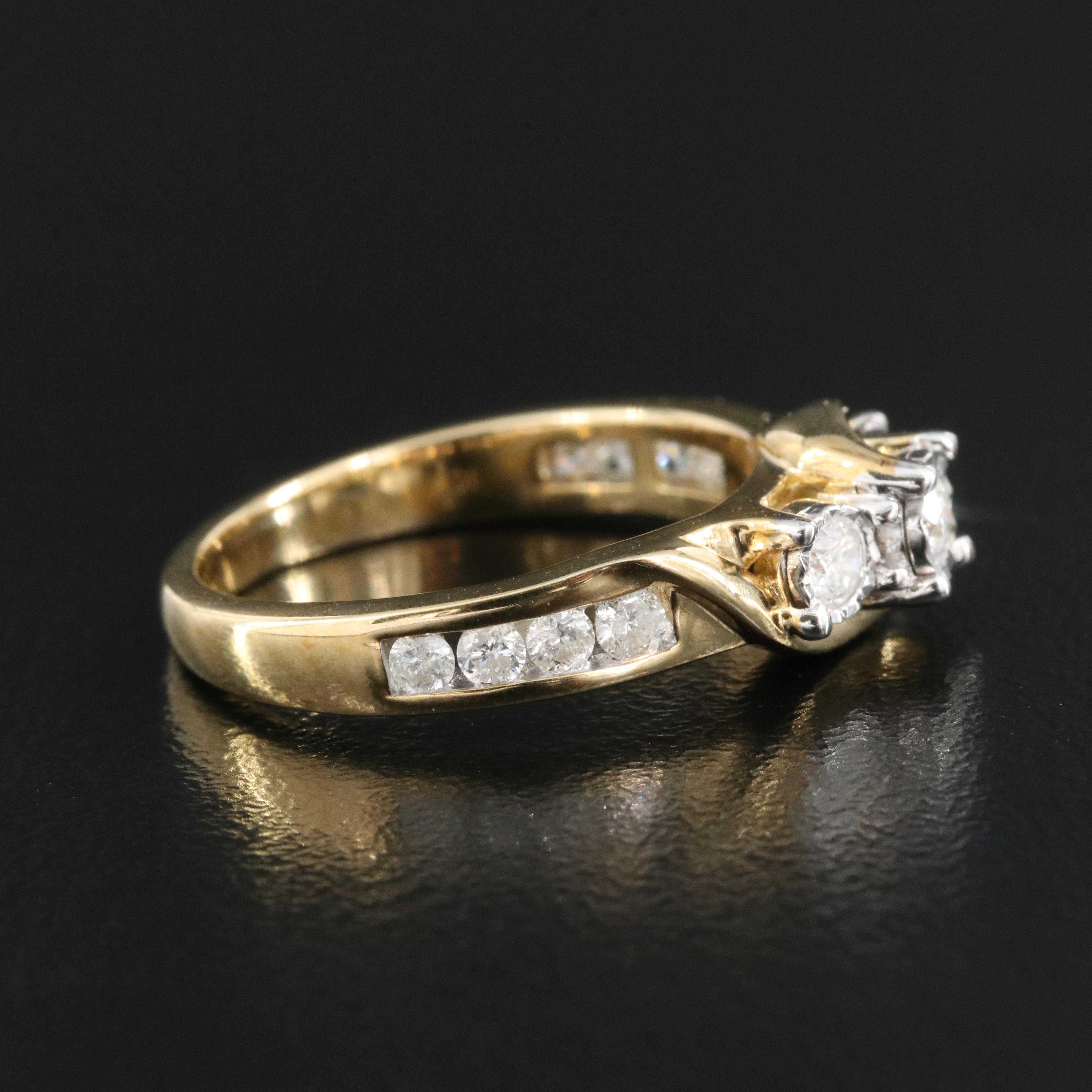 10K 0.50 CTW Diamond Ring