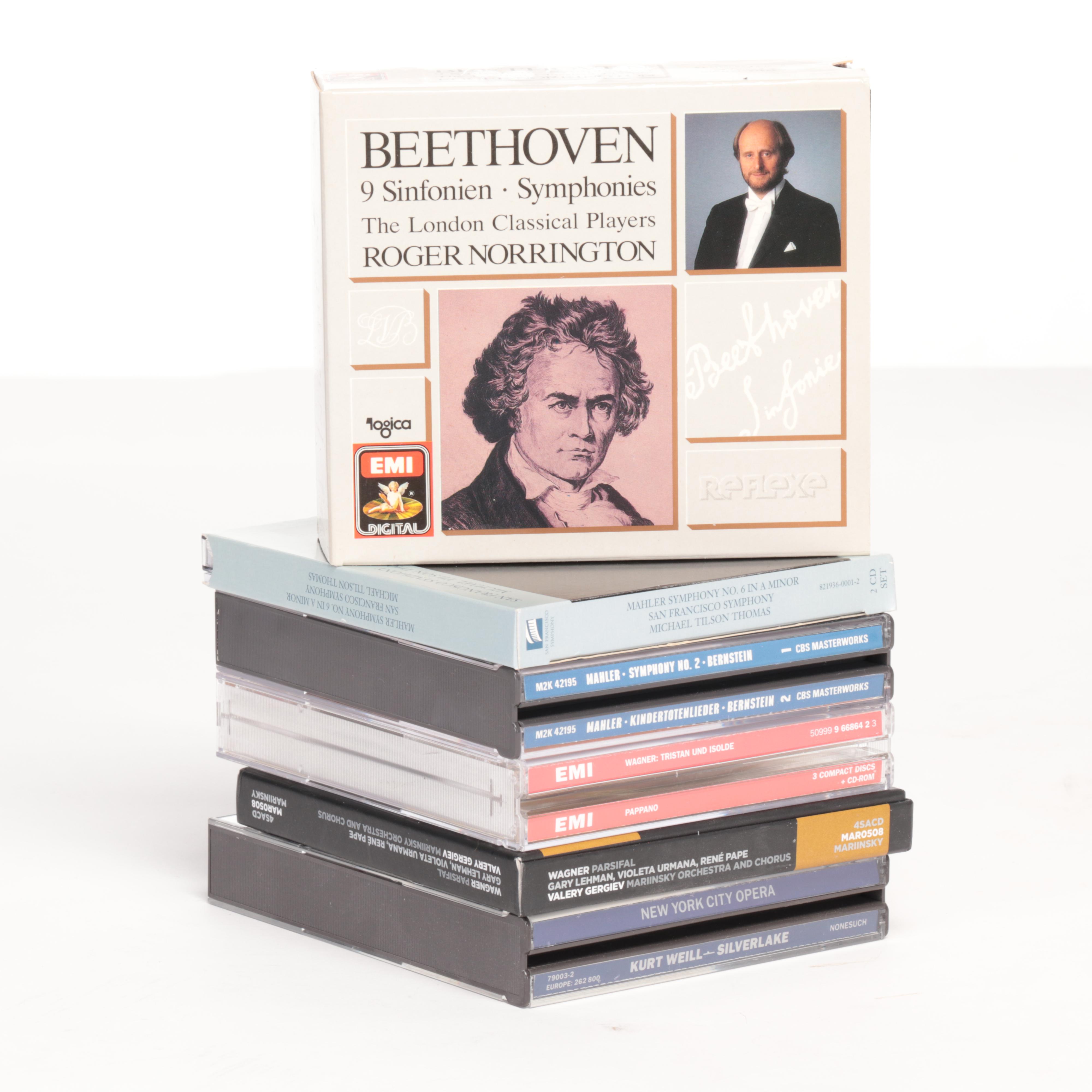 Wagner Operas, Beethoven, Mahler, and More Classical Compilation CDs