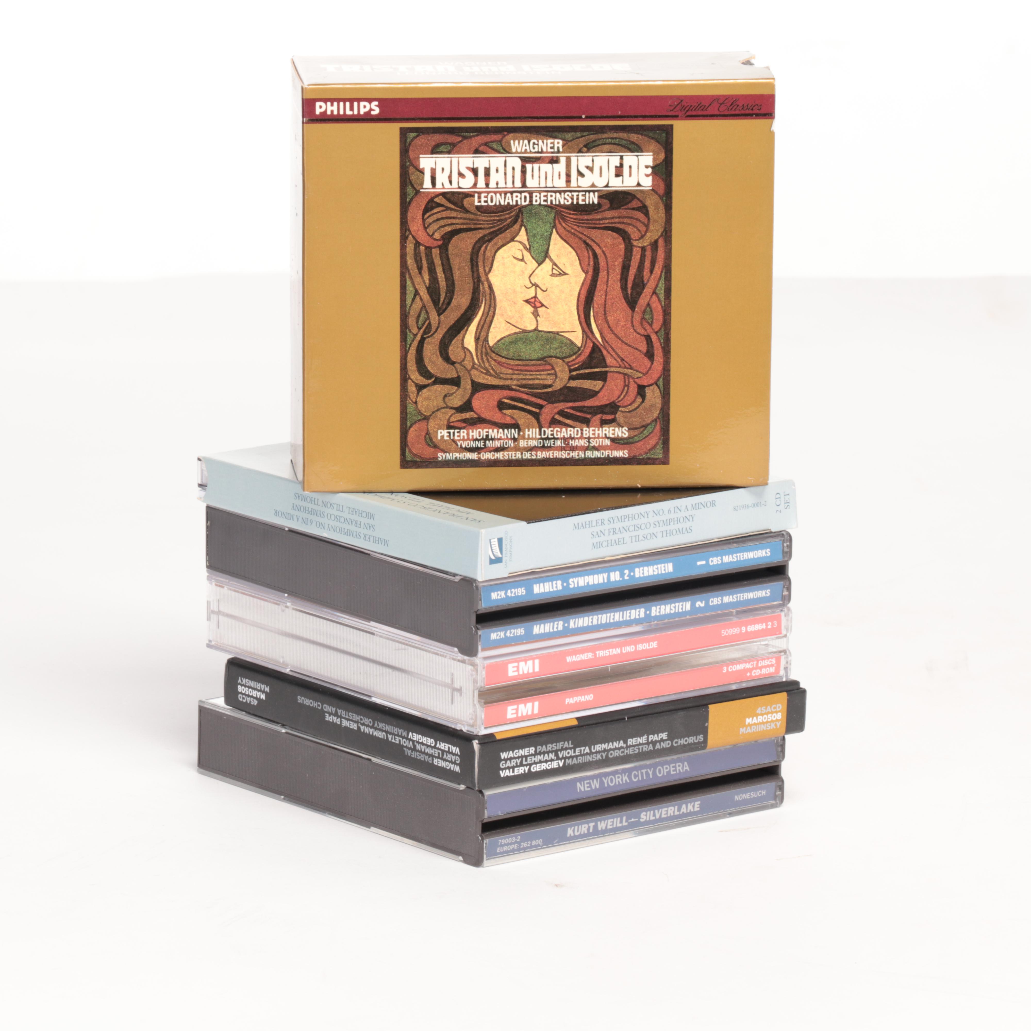 Wagner Operas, Beethoven, Mahler, and More Classical Compilation CDs