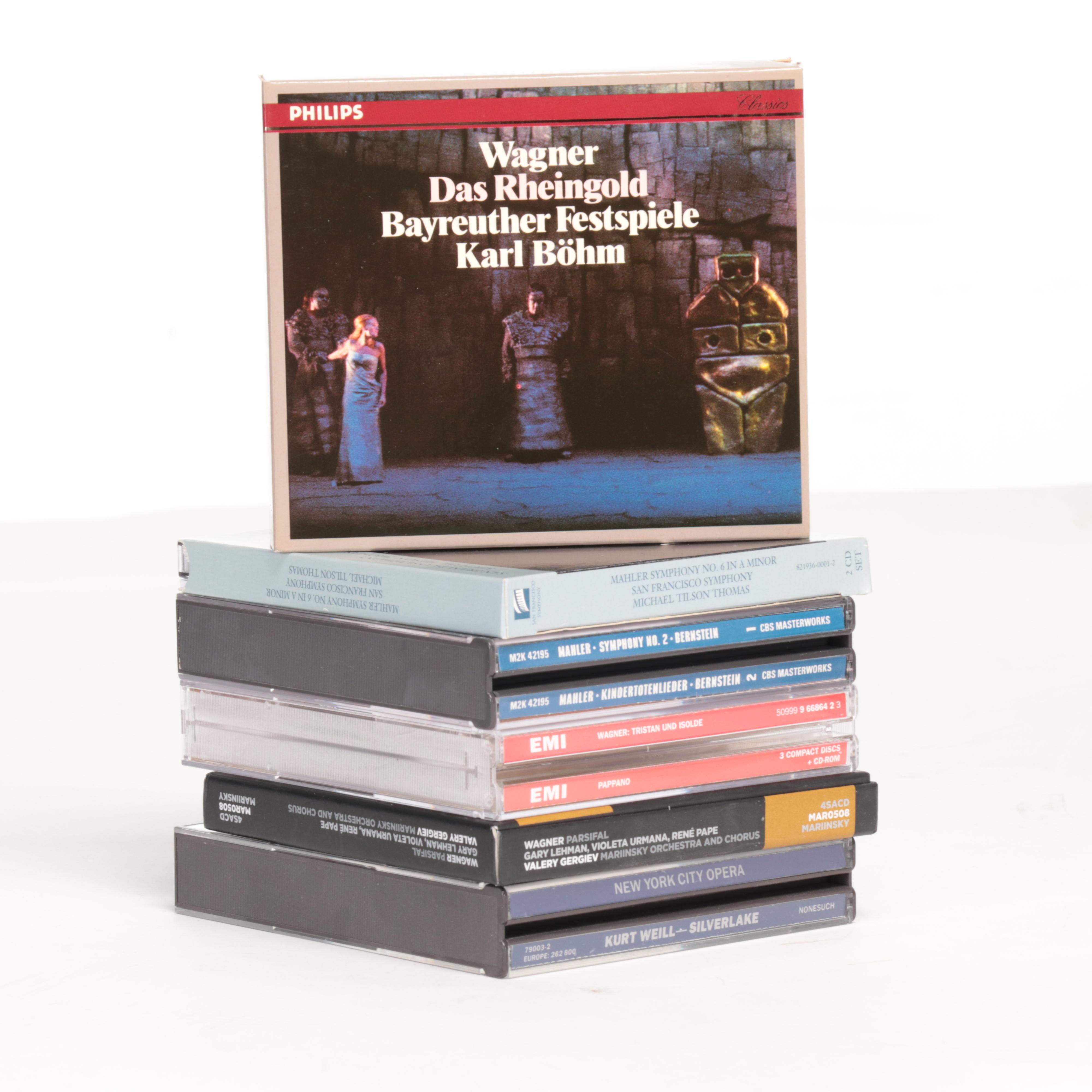 Wagner Operas, Beethoven, Mahler, and More Classical Compilation CDs