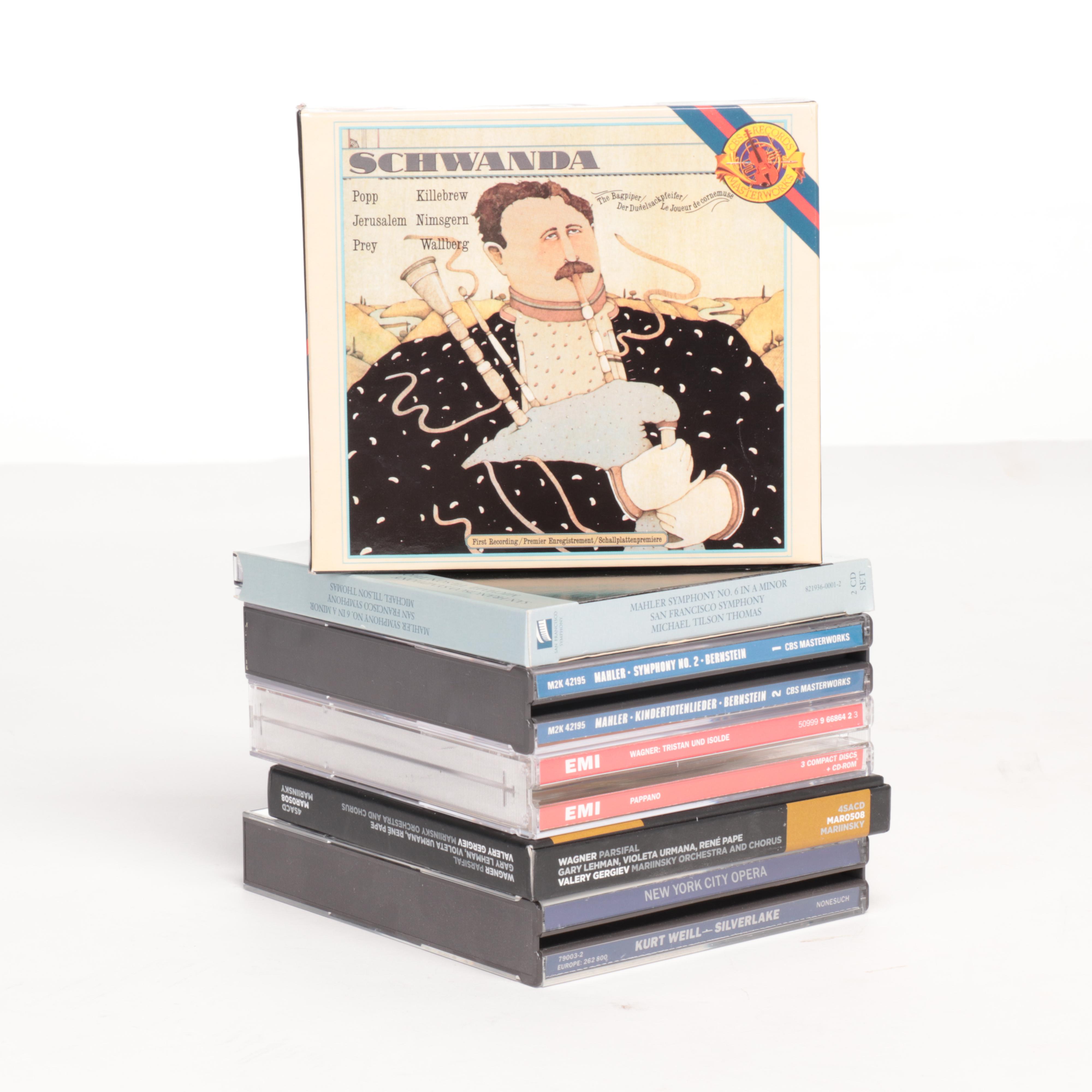Wagner Operas, Beethoven, Mahler, and More Classical Compilation CDs