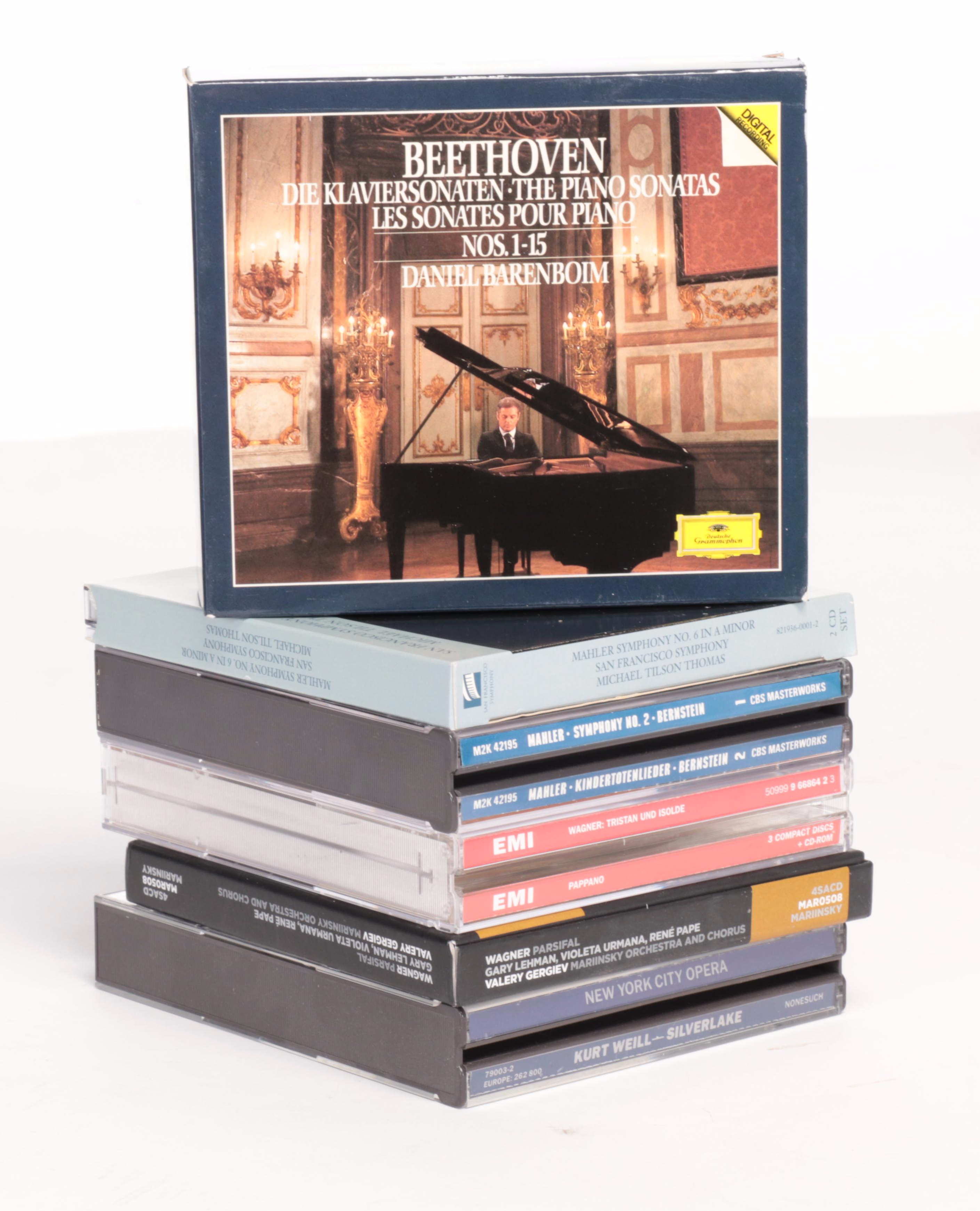 Wagner Operas, Beethoven, Mahler, and More Classical Compilation CDs