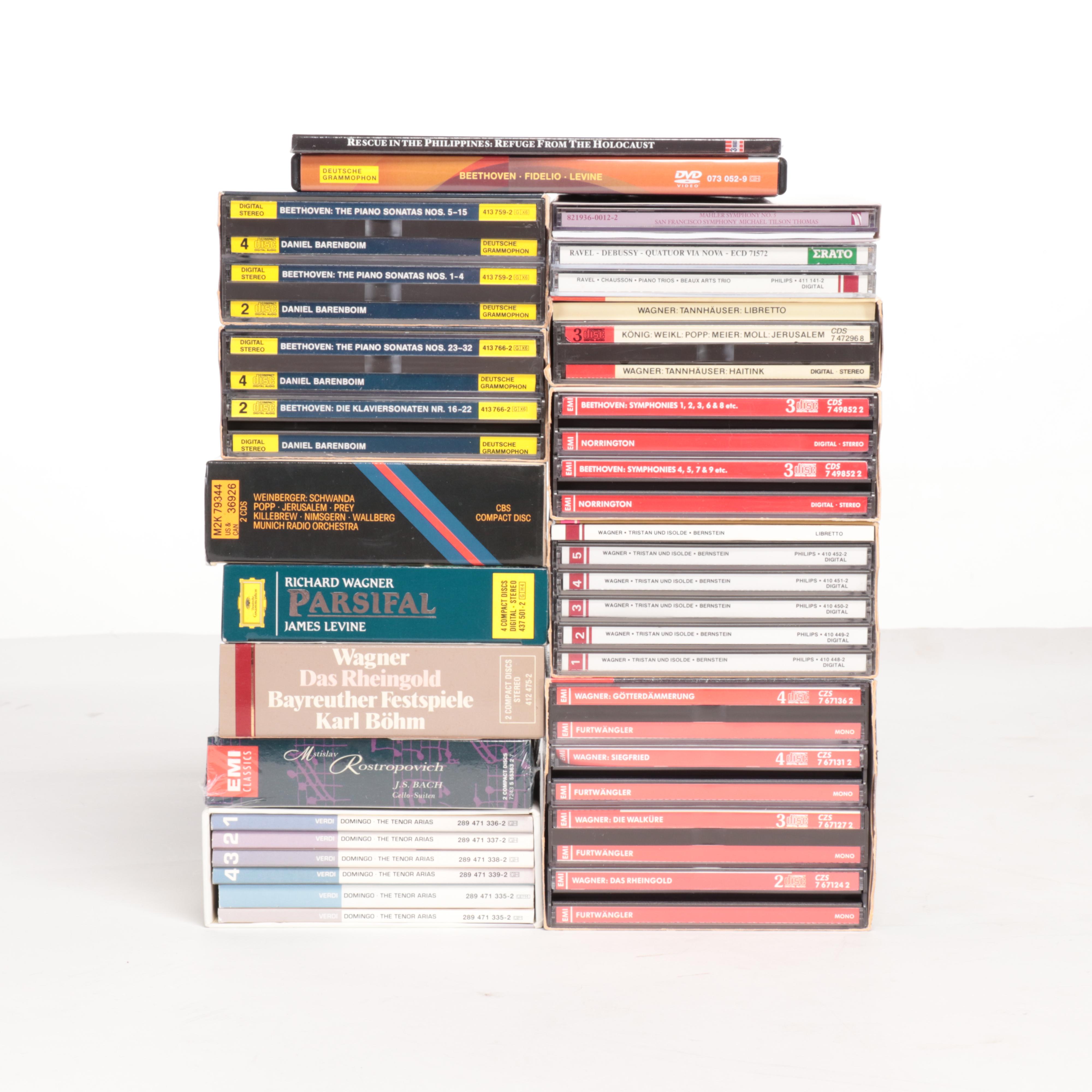 Wagner Operas, Beethoven, Mahler, and More Classical Compilation CDs