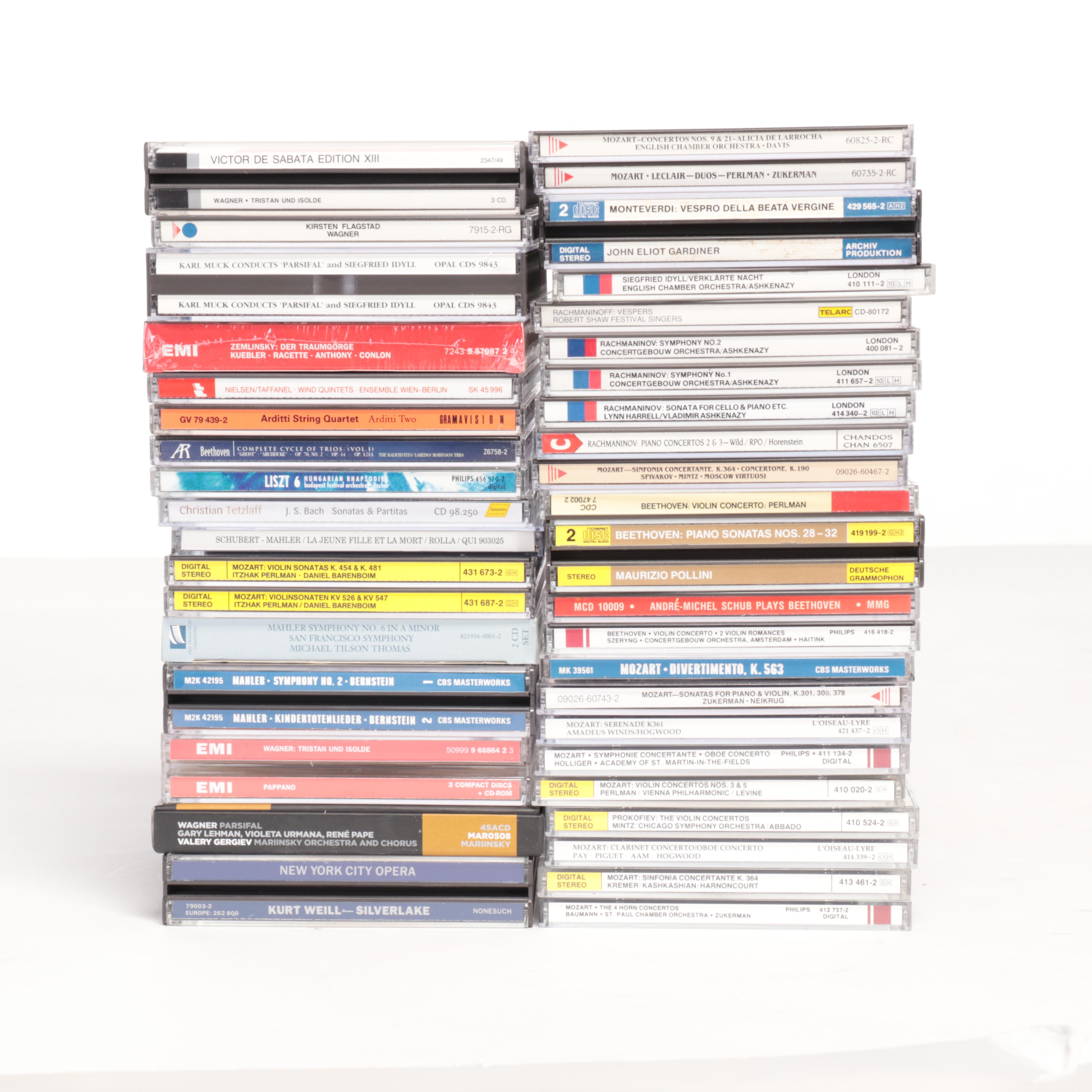 Wagner Operas, Beethoven, Mahler, and More Classical Compilation CDs