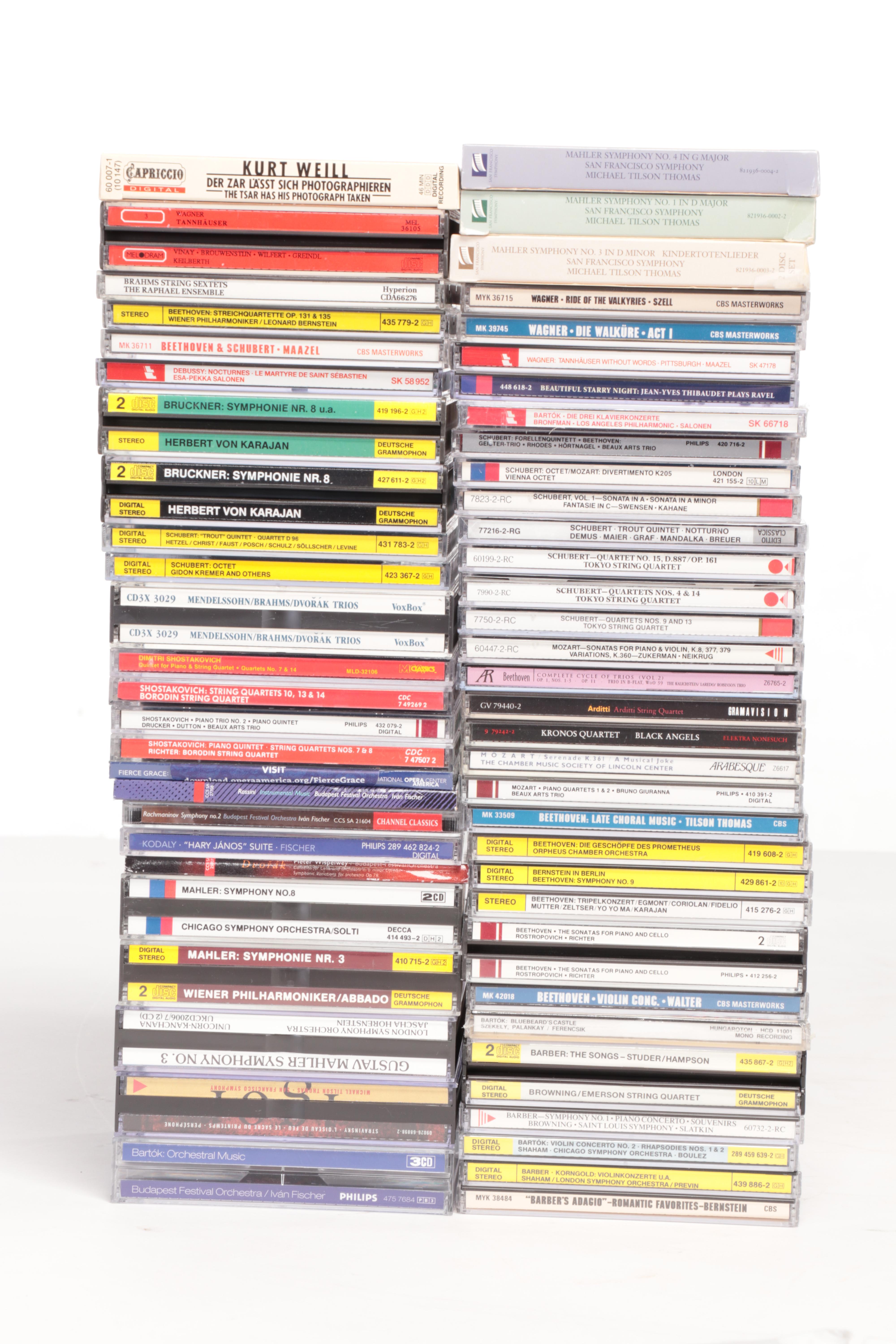 Wagner Operas, Beethoven, Mahler, and More Classical Compilation CDs