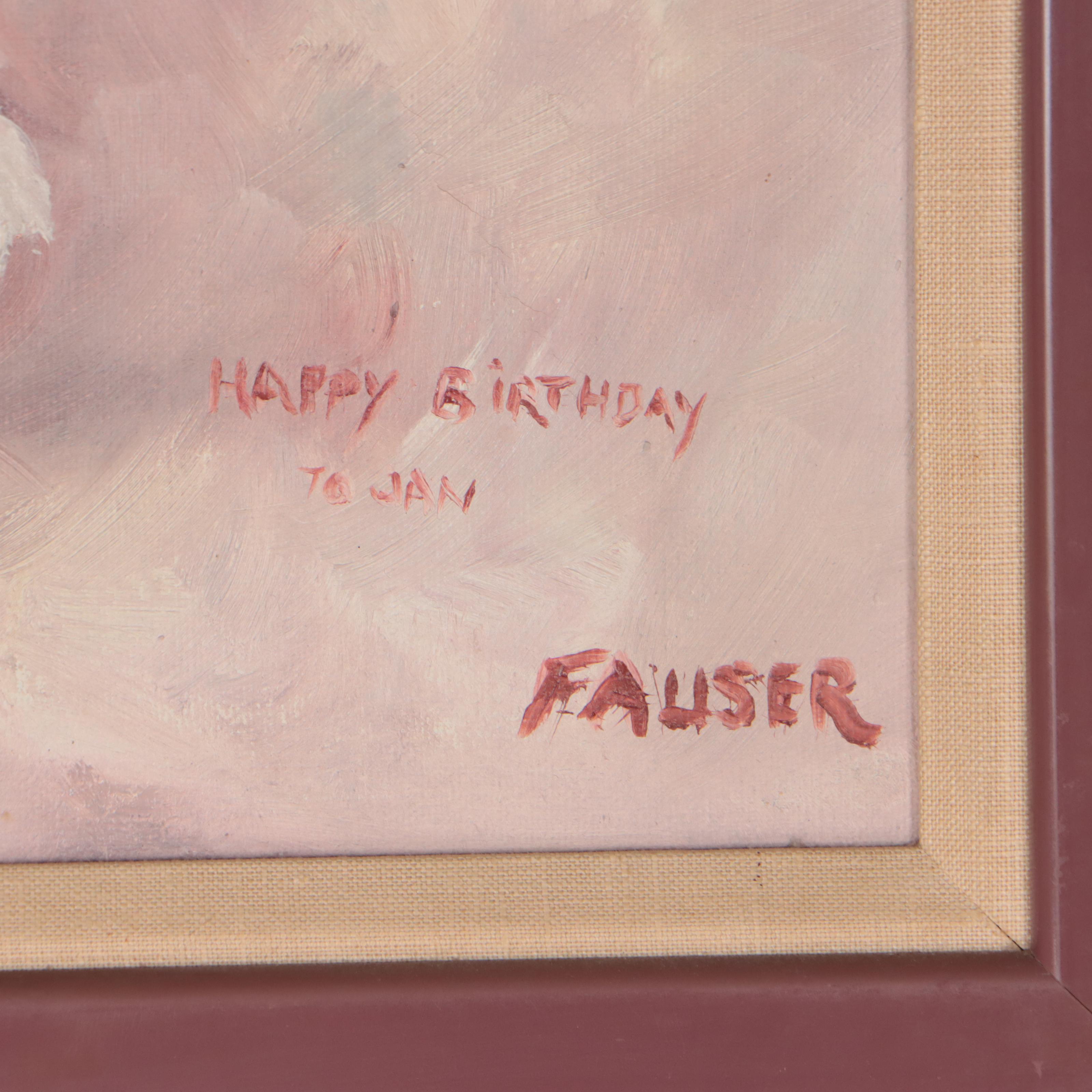 Oil Painting of Shih Tzu Dog Portrait