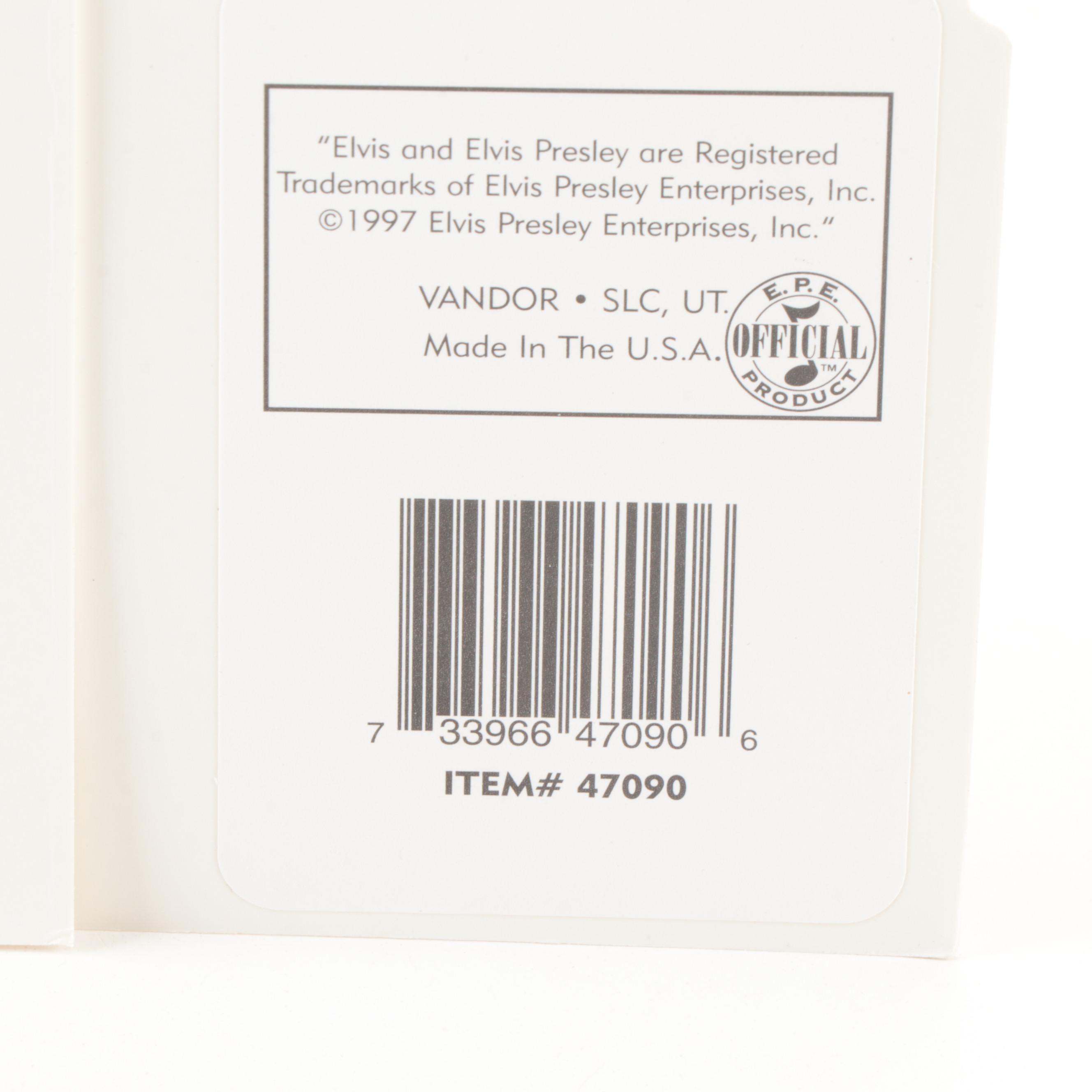 "Elvis Presley: Record Covers" with Greatest Hits LP and Table Top Cut Out