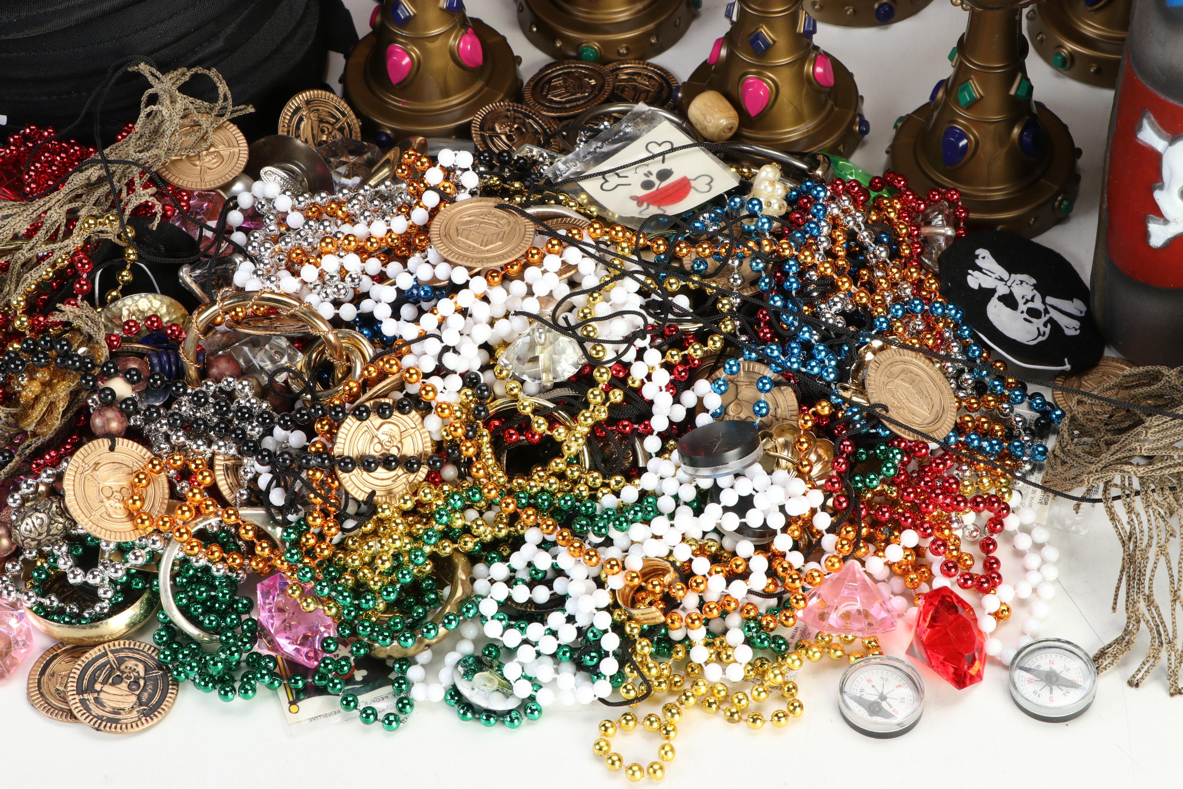 Wooden Pirate Treasure Boxes and Other Decorative Accessories