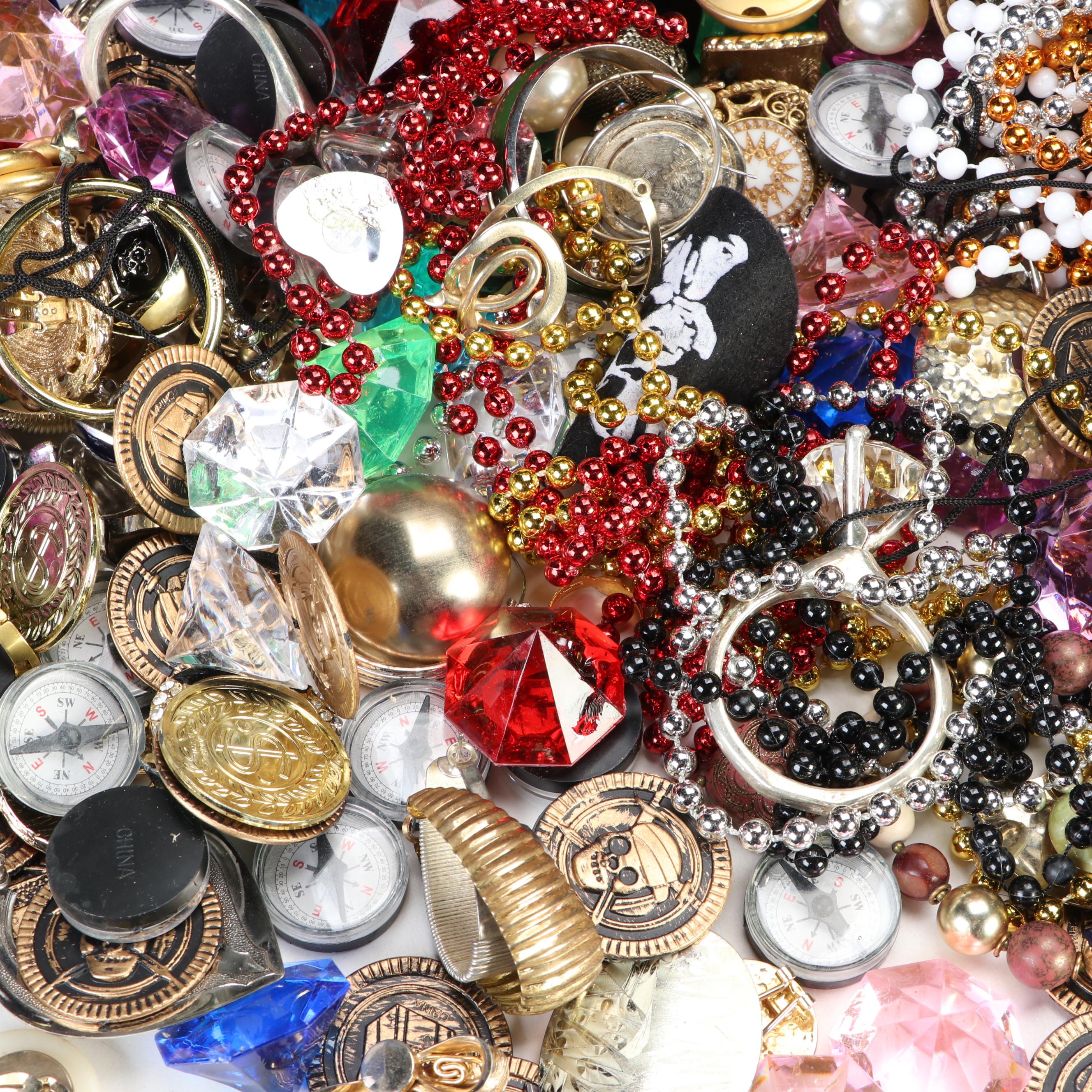 Wooden Pirate Treasure Boxes and Other Decorative Accessories