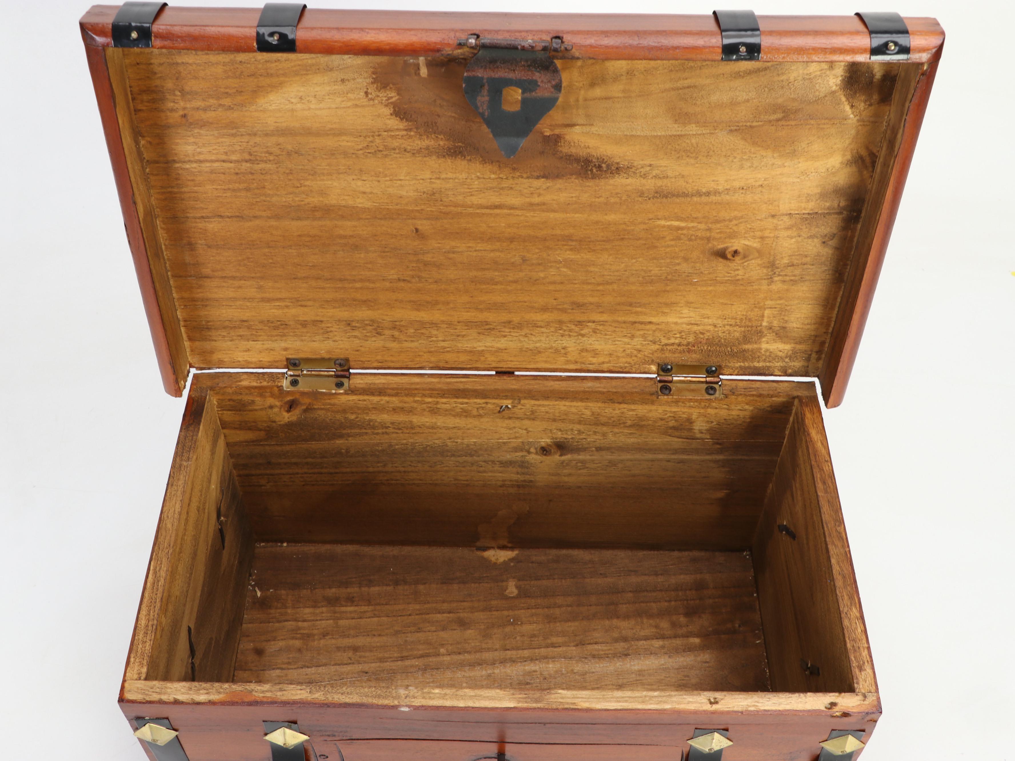 Wooden Pirate Treasure Boxes and Other Decorative Accessories